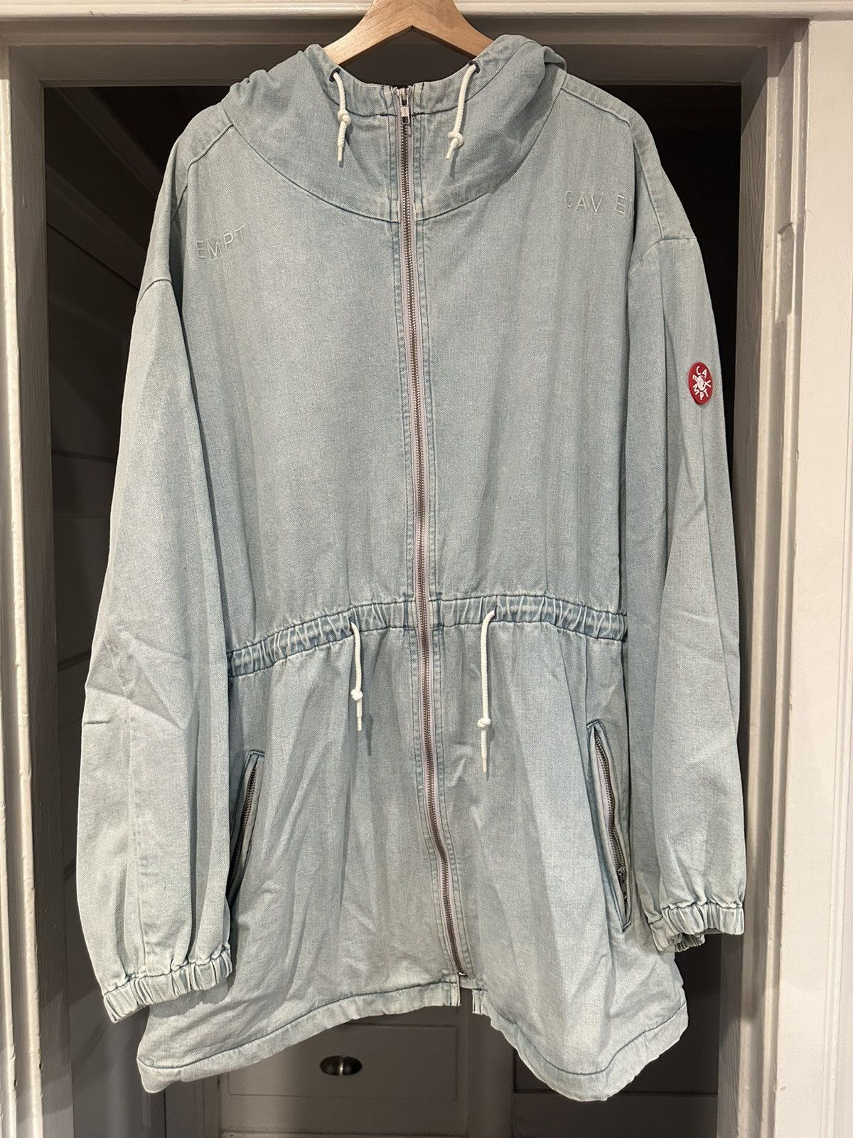 Cav Empt Bleached Denim Parka Size US XL / EU 56 / 4 - 1 Thumbnail