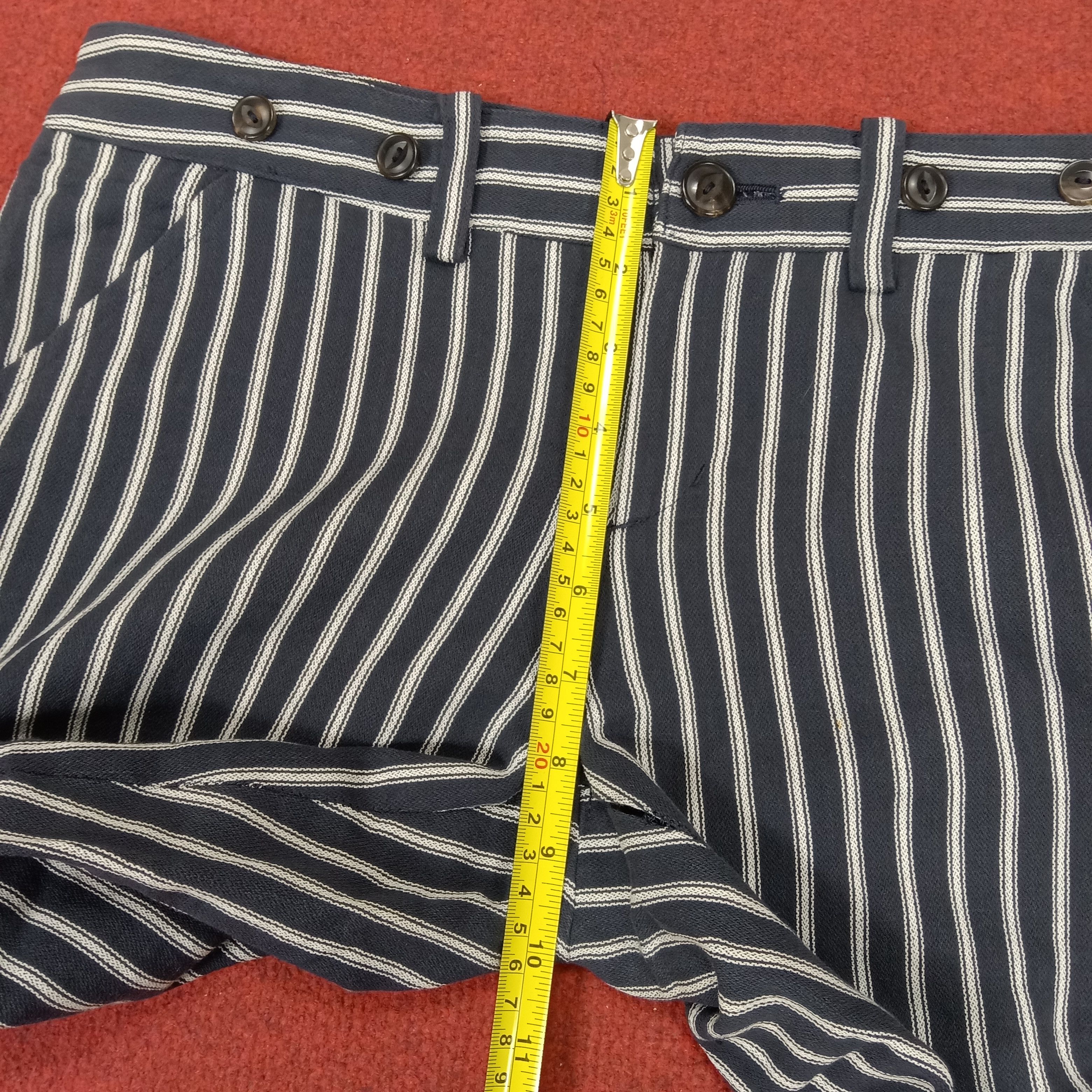 Hysteric Glamour × Japanese Brand × Vintage Hysteric Glamour Japanese Brand Stripes Design Pants Size 32" / US 10 / IT 46 - 8 Thumbnail