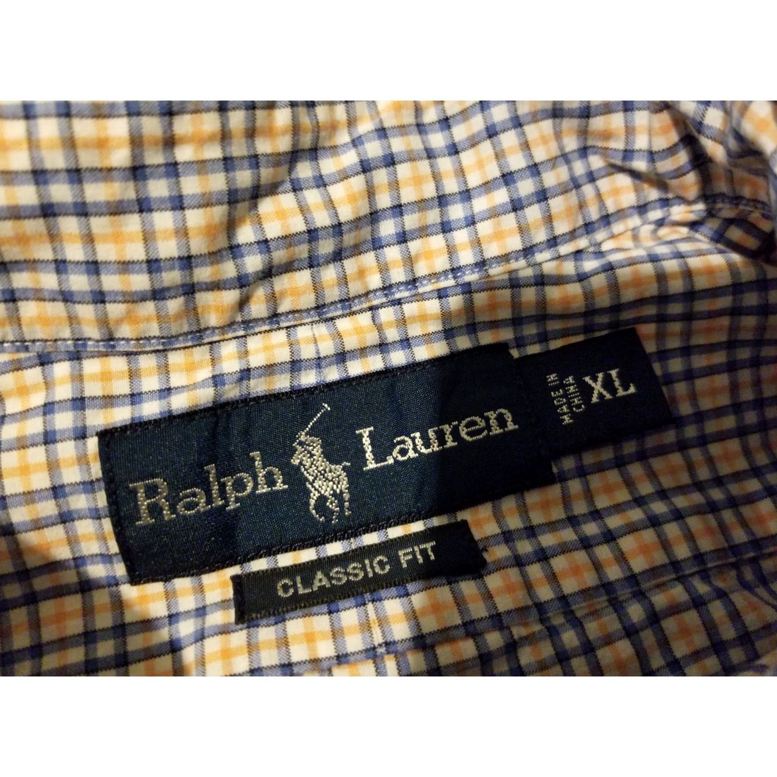 Polo Ralph Lauren Polo Ralph Lauren Shirt XL Yellow Button Cotton Mens Size 46R - 3 Thumbnail