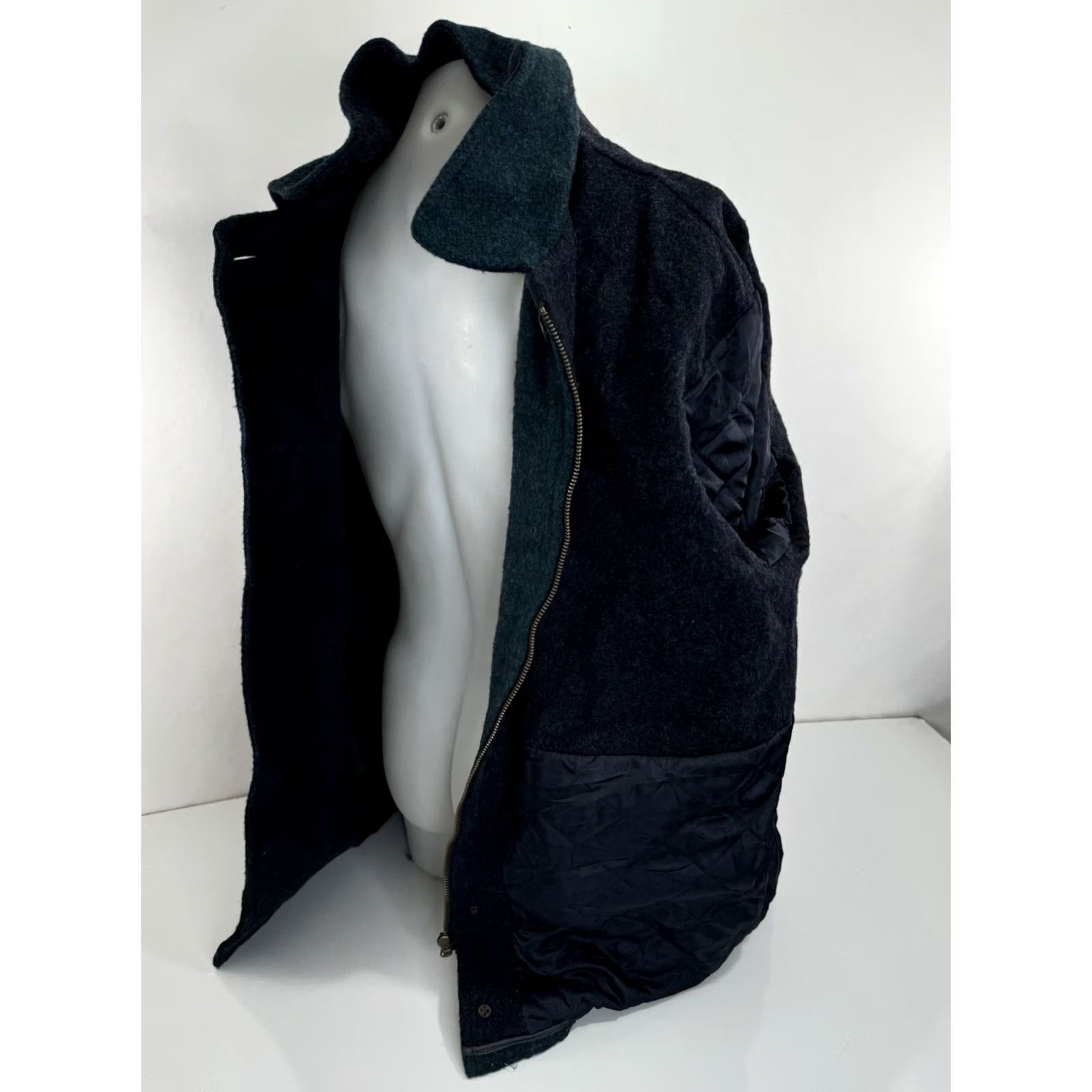 Eddie Bauer VINTAGE Eddie Bauer USA Jacket Wool Blend Zip Chore Field Ranch XL Tall Green Men XS? Size US XL / EU 56 / 4 - 8 Thumbnail