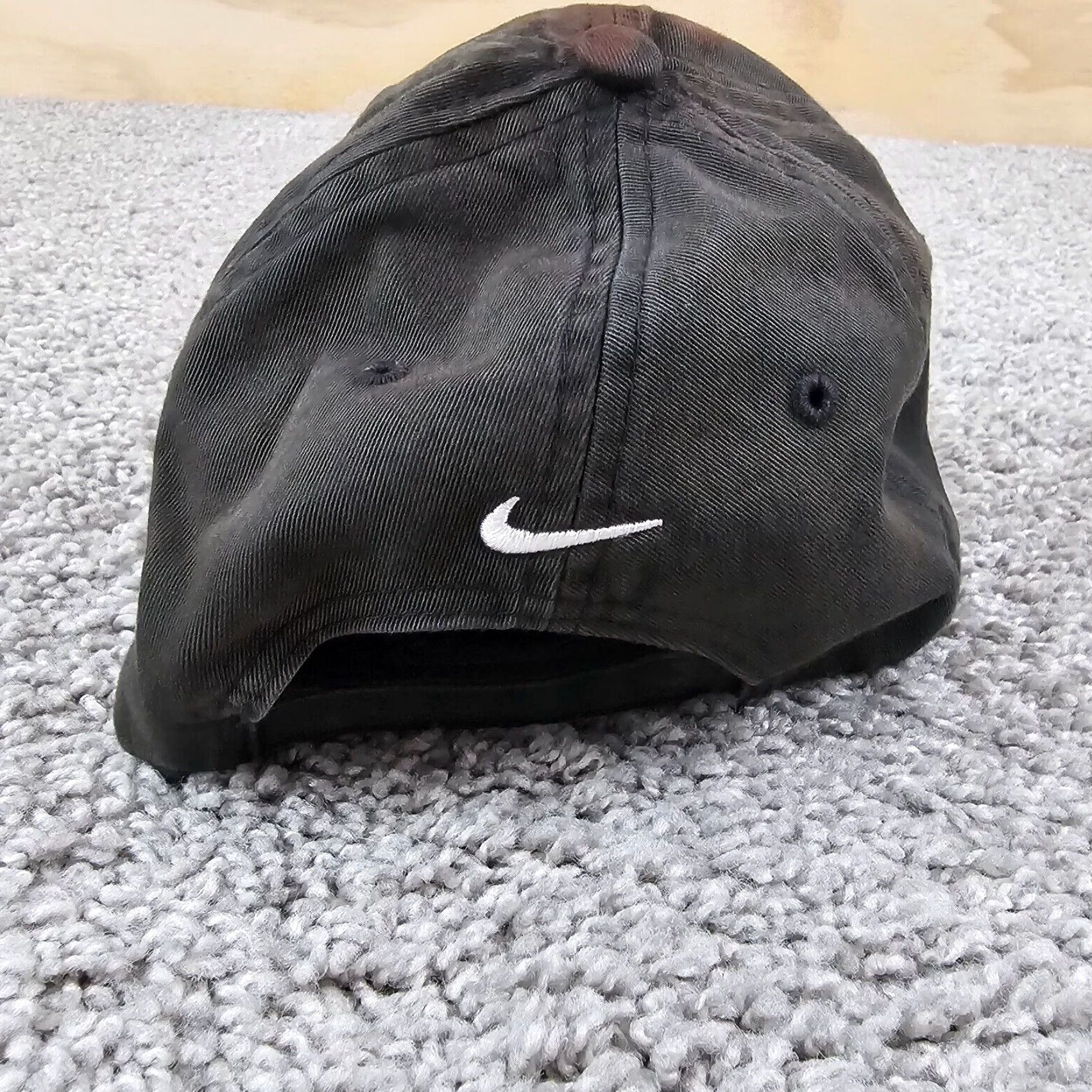 Nike Nike Cap Hat Baseball Adjustable One Size Black Swoosh Mens/Womens Cap Size ONE SIZE - 7 Thumbnail