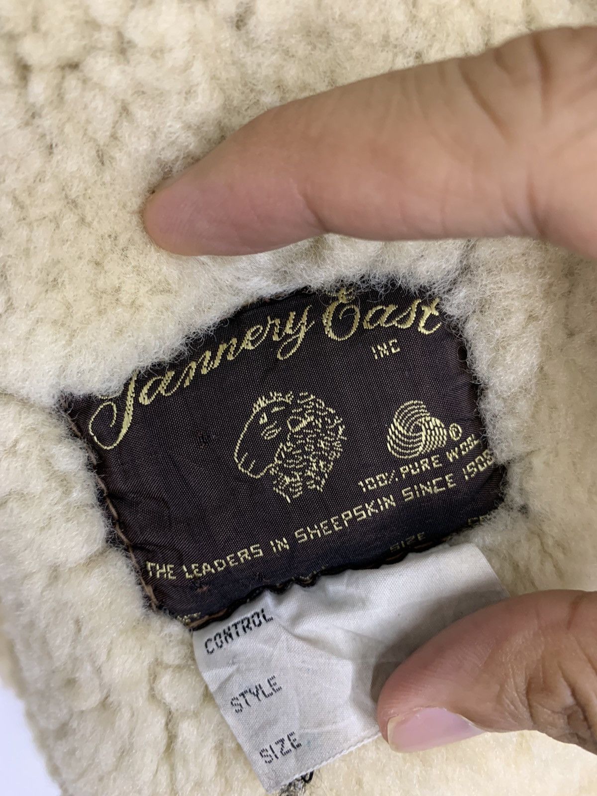 Schott Vintage 60s/70s Shearling Coat Real Sheepskin Tannery East Size US M / EU 48-50 / 2 - 13 Thumbnail