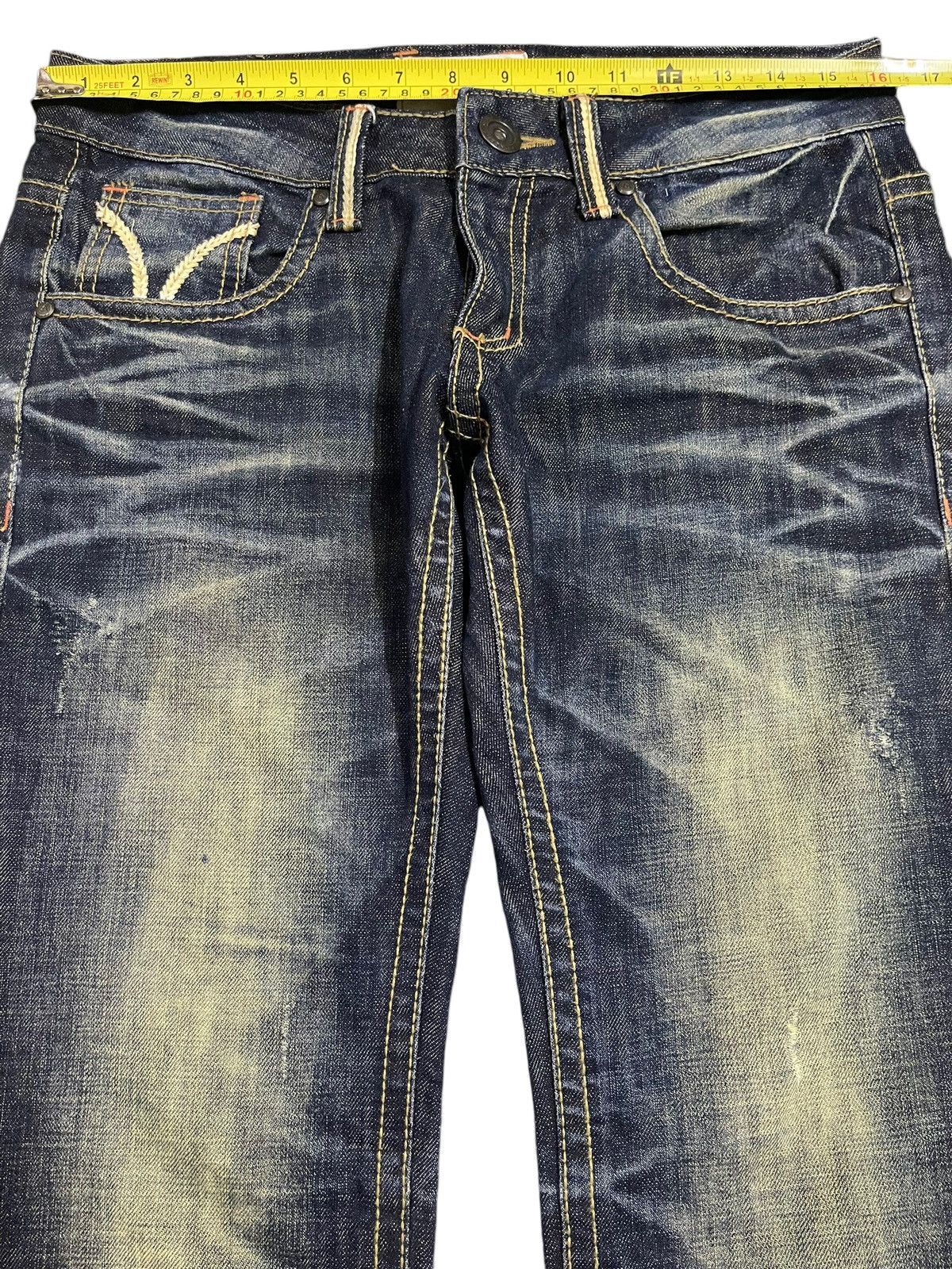 Japanese Brand Vintage Japanese Brand Mud Wash Style Baggy Jeans Size US 32 / EU 48 - 10 Thumbnail