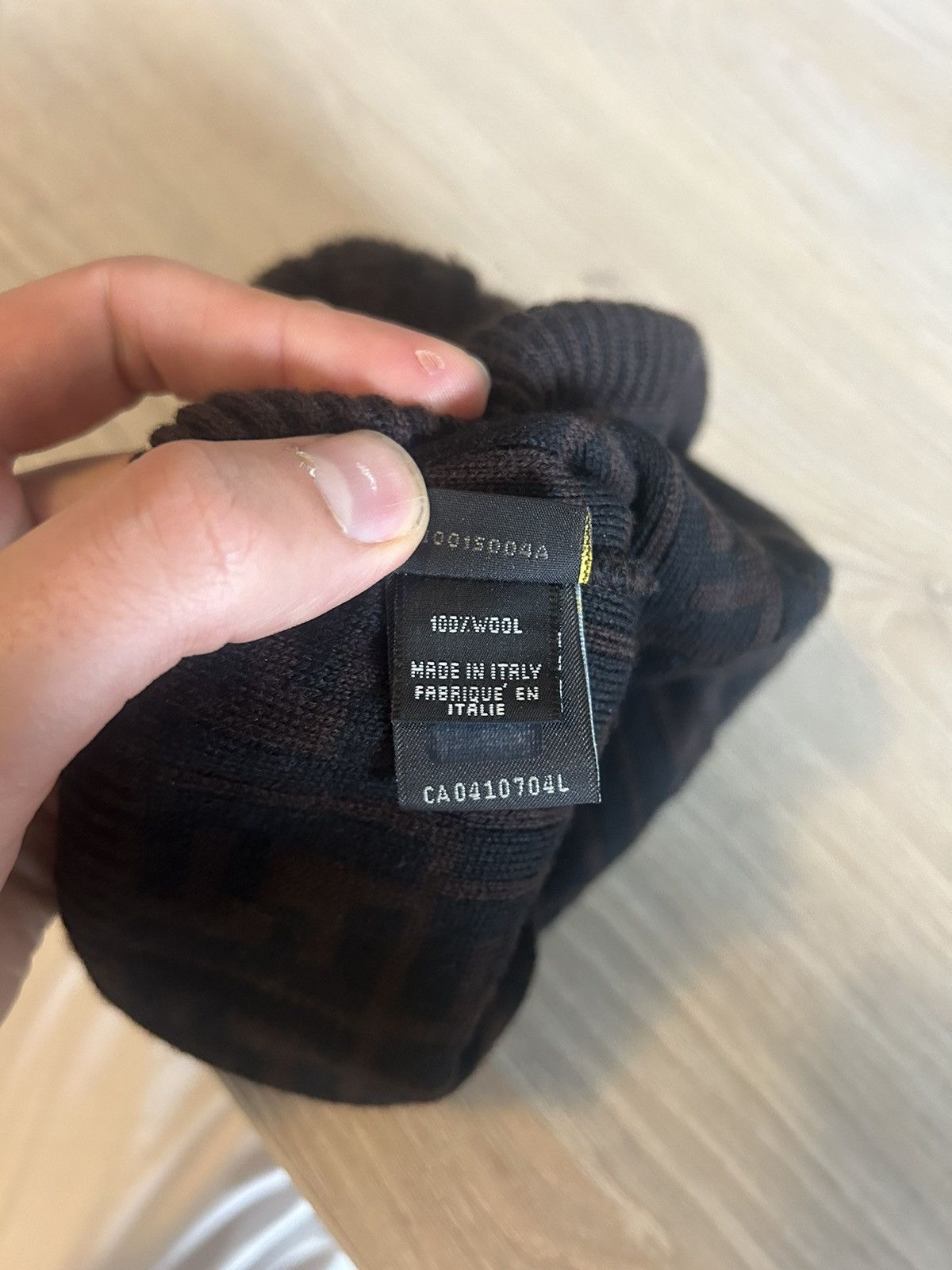 Fendi Fendi 100% Wool Pom-Pom Beanie Size ONE SIZE - 5 Thumbnail