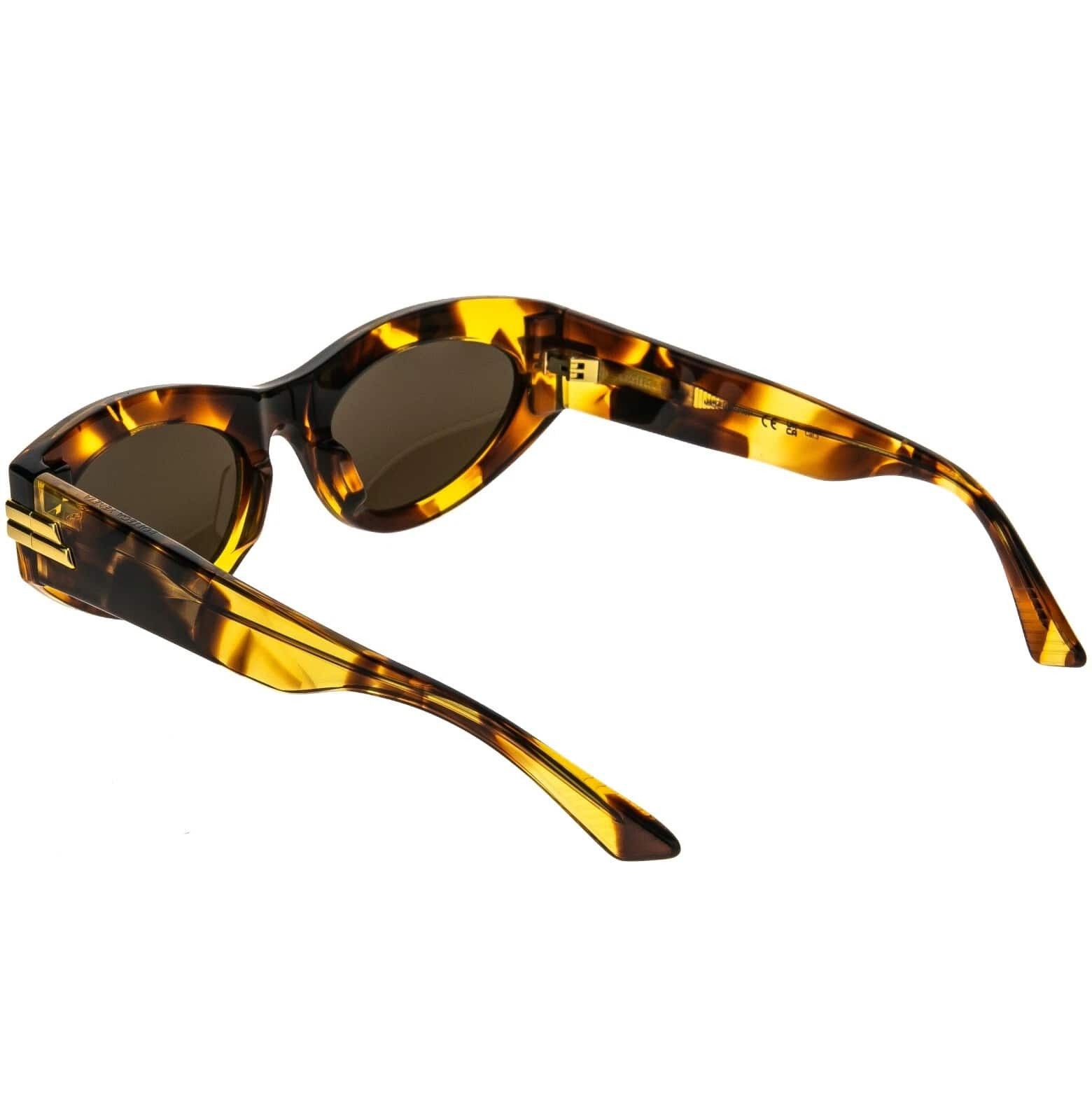 Bottega Veneta BOTTEGA VENETA 1189 MITRE BV1189S Brown Sunglasses 005 Size ONE SIZE - 4 Thumbnail