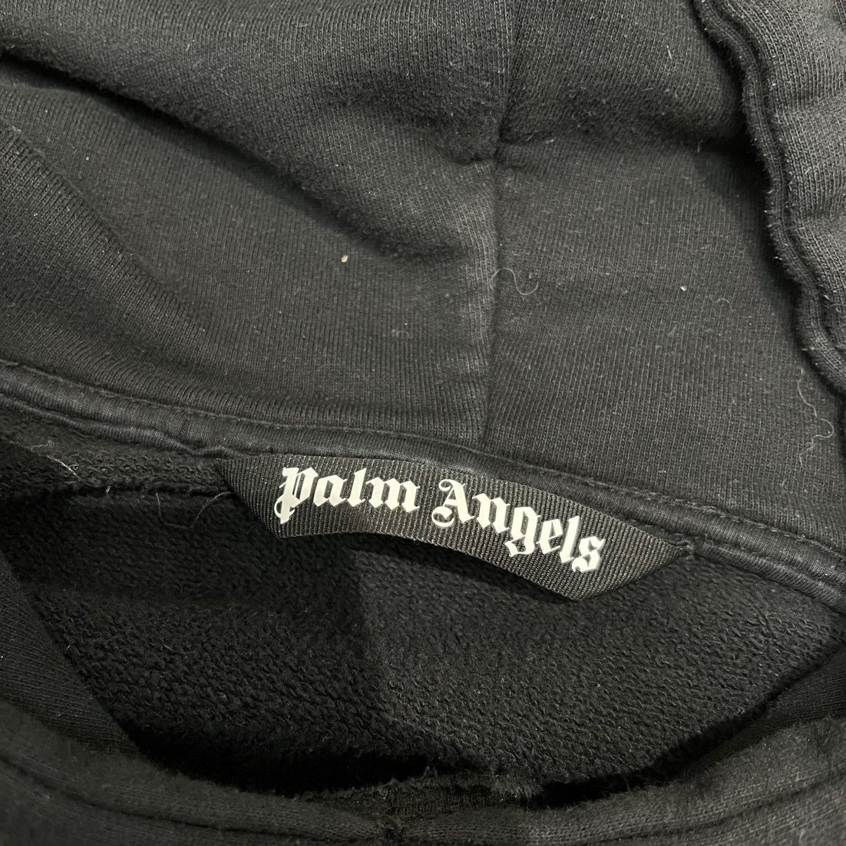 Palm Angels Palm Angels London Sprayed Hoodie Black Size US XXL / EU 58 / 5 - 3 Thumbnail