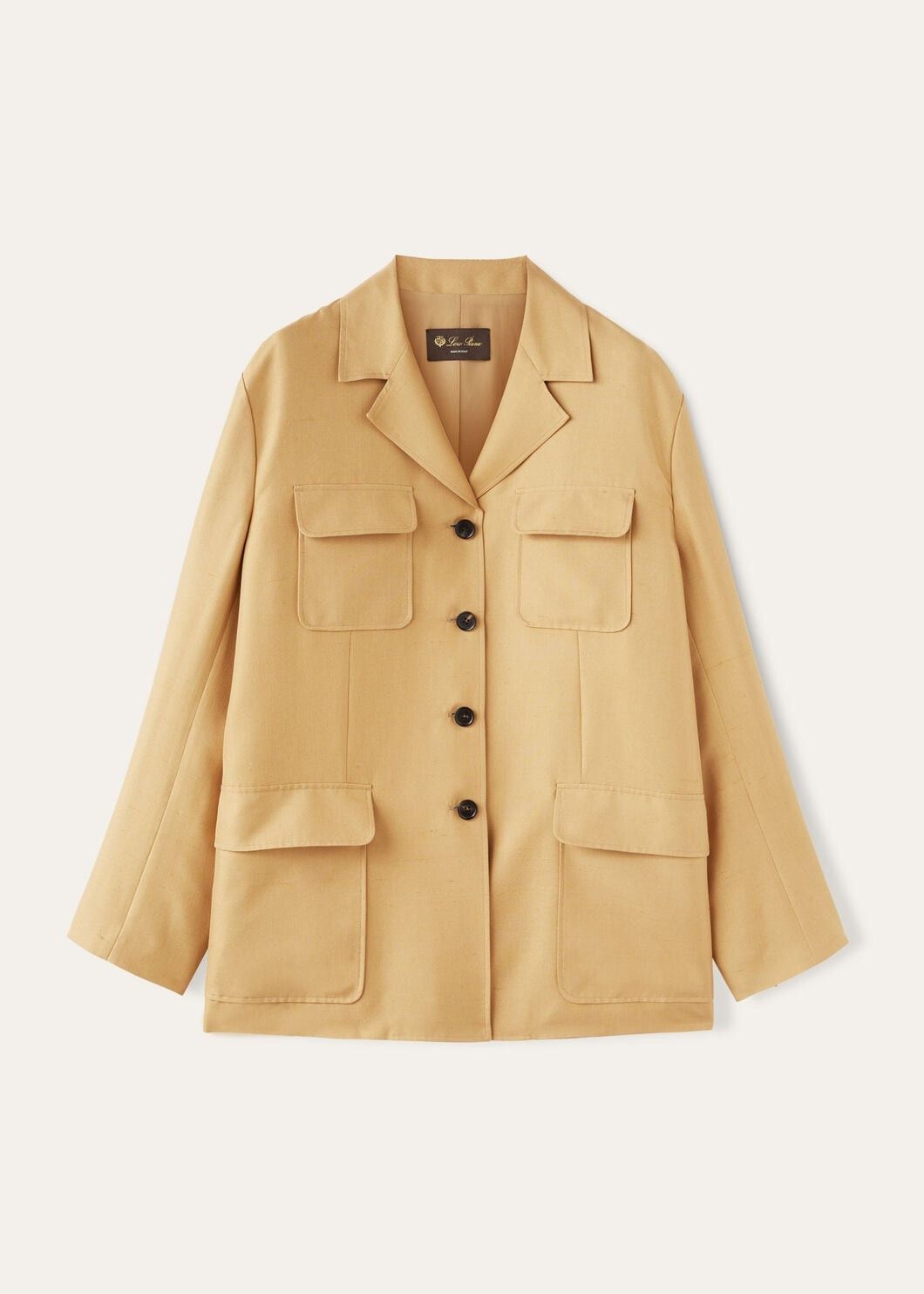 Loro Piana o1srvl11e0825 FAO5127 Matilde Jacket in Gold Size S / US 4 / IT 40 - 1 Thumbnail