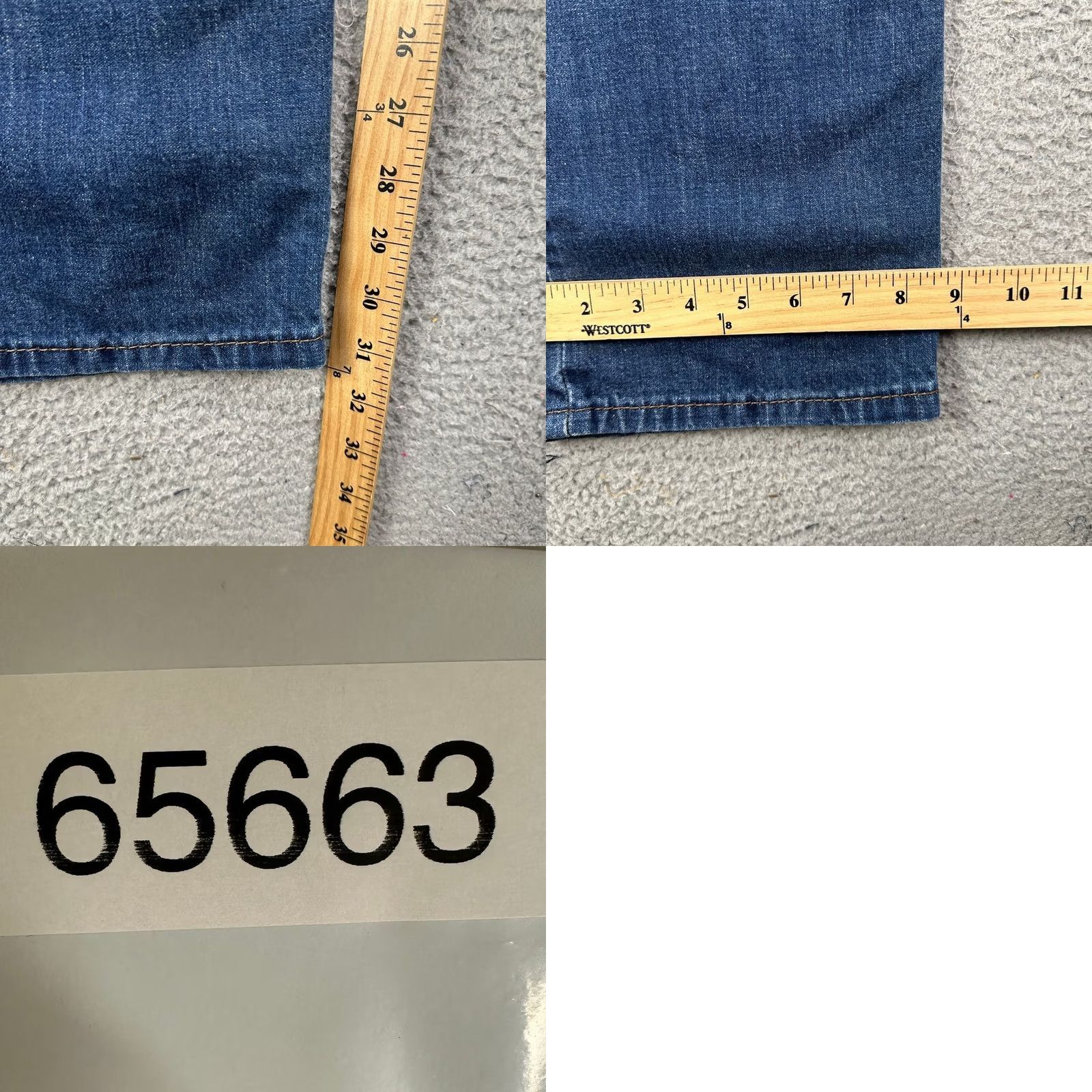Levi's Levis 514 Jeans Mens 36X32 Blue Distressed 5 Pocket Denim Pants Straight Leg jeans casual 36x32 blue denim Mens jeans Size US 36 / EU 52 - 8 Thumbnail