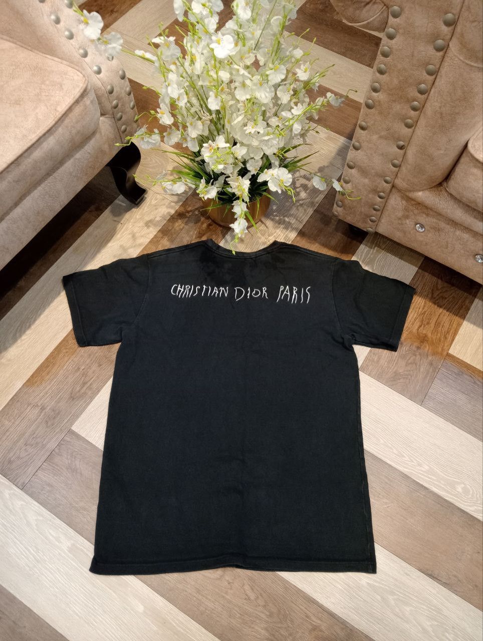 Dior DIOR X RAYMOND PETTIBON EMBROIDERED TSHIRT - SIZE L Size US L / EU 52-54 / 3 - 10 Thumbnail