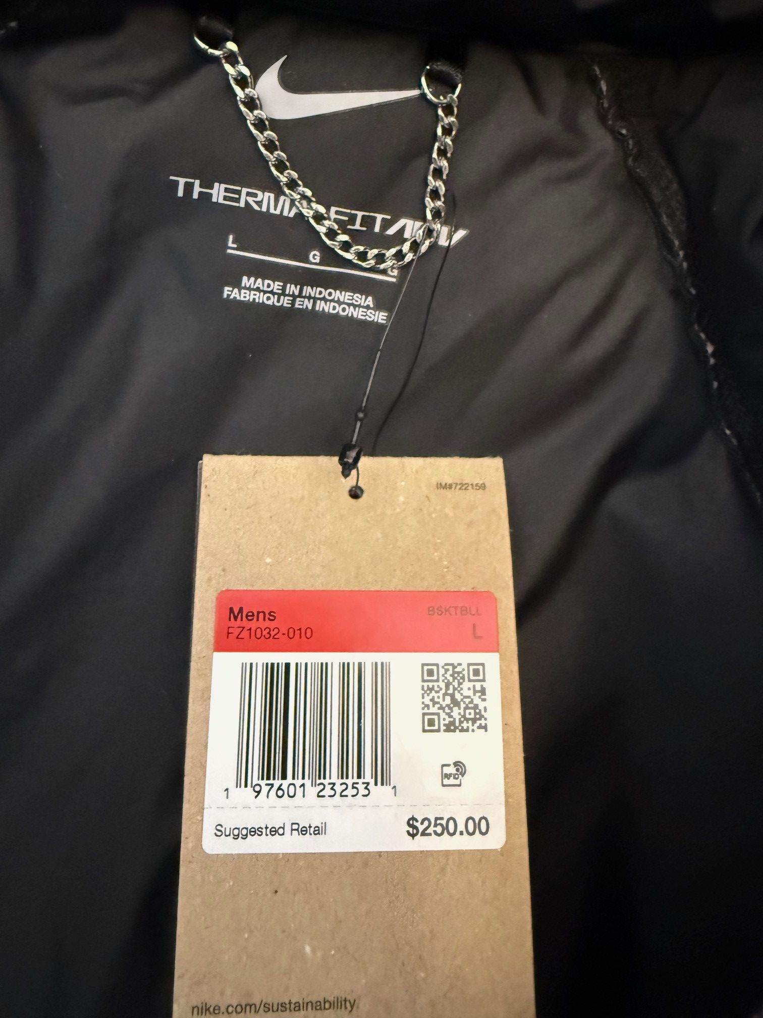 Nike Lebron Therma-FIT ADV Insulated Basketball Jacket Size US L / EU 52-54 / 3 - 7 Thumbnail