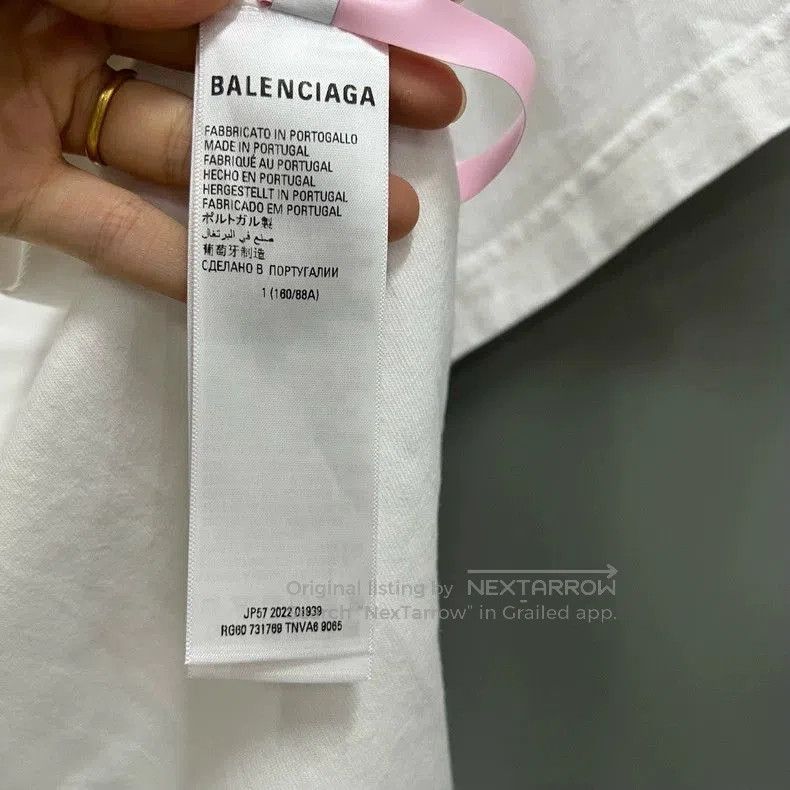 Balenciaga Balenciaga x Adidas Logo Embroidery Tee. Size US S / EU 44-46 / 1 - 4 Thumbnail