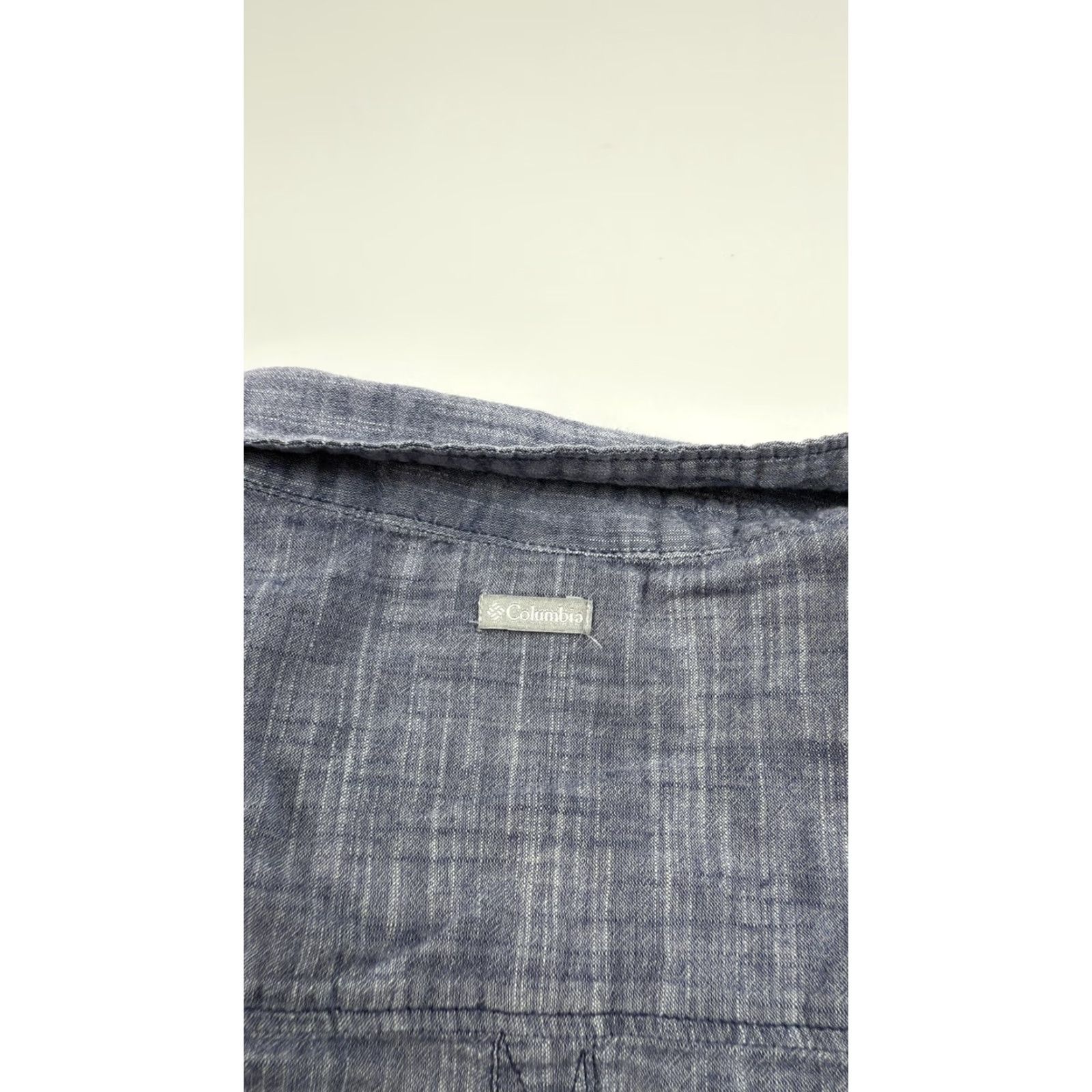 Vintage Columbia Shirt Mens XL Gray Long Sleeve Button-Up 100% Cotton Pocket Outdoors Size US XL / EU 56 / 4 - 6 Thumbnail