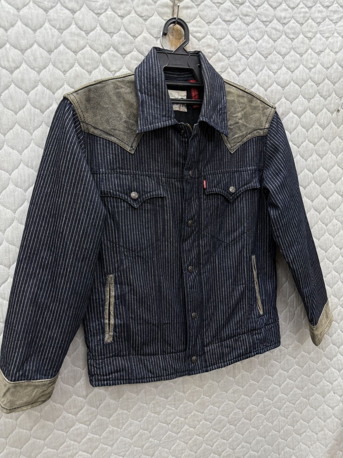 Levi's 🔥🔥🔥ARCHIVE LEVIS WABASH DENIM LEATHER JACKET Size US M / EU 48-50 / 2 - 3 Thumbnail