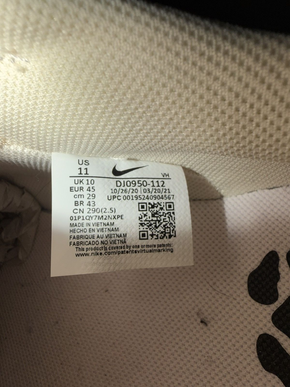 Nike × Off-White Nike x Off-White dunk low lot 18/50 Size US 11 / EU 44 - 7 Thumbnail