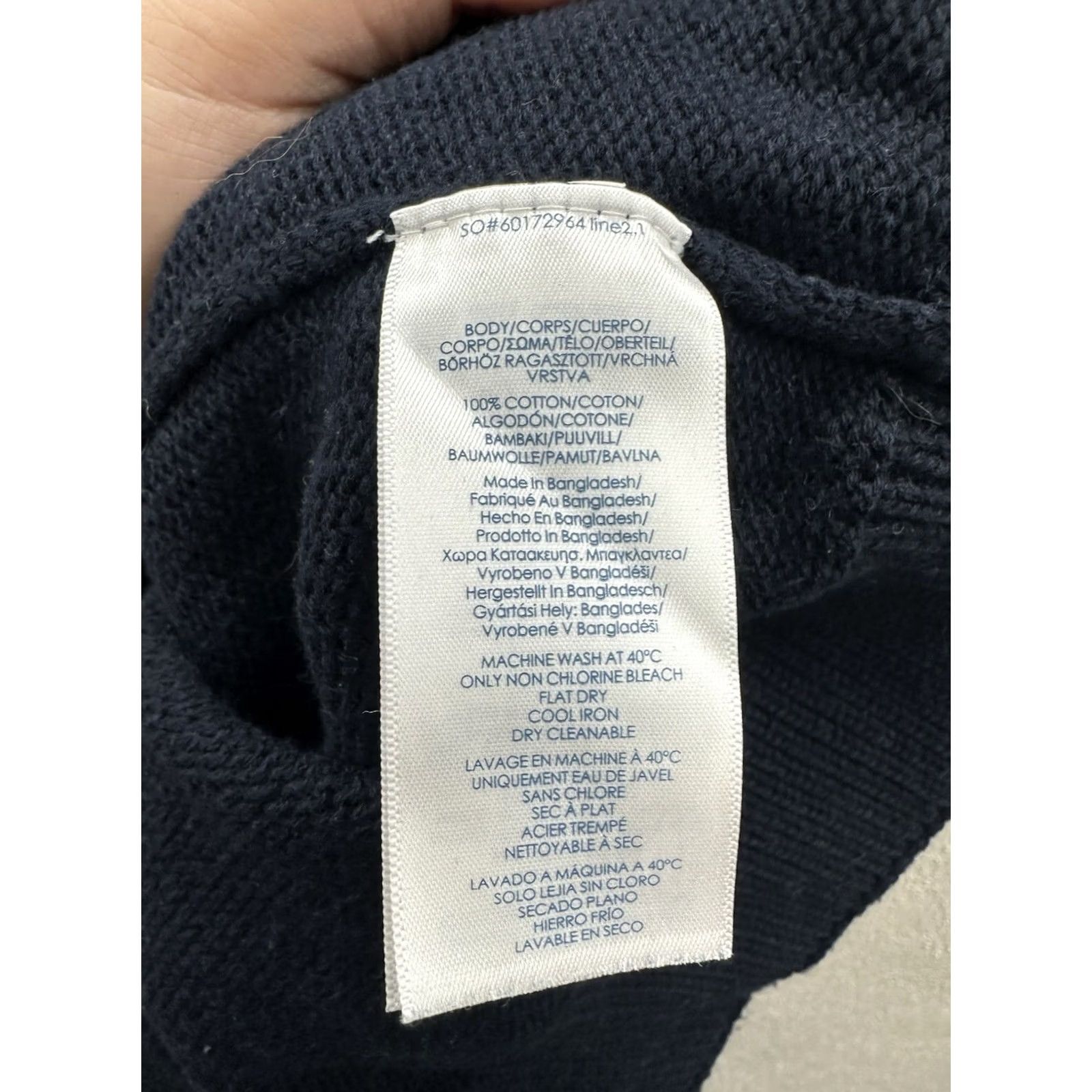 Chaps Chaps Sweater XXL Navy Blue Knit Long Sleeve Pullover Mens Shirt Category Pullover Casual 90s Classic Men’s Knitwear Size US XXL / EU 58 / 5 - 6 Thumbnail