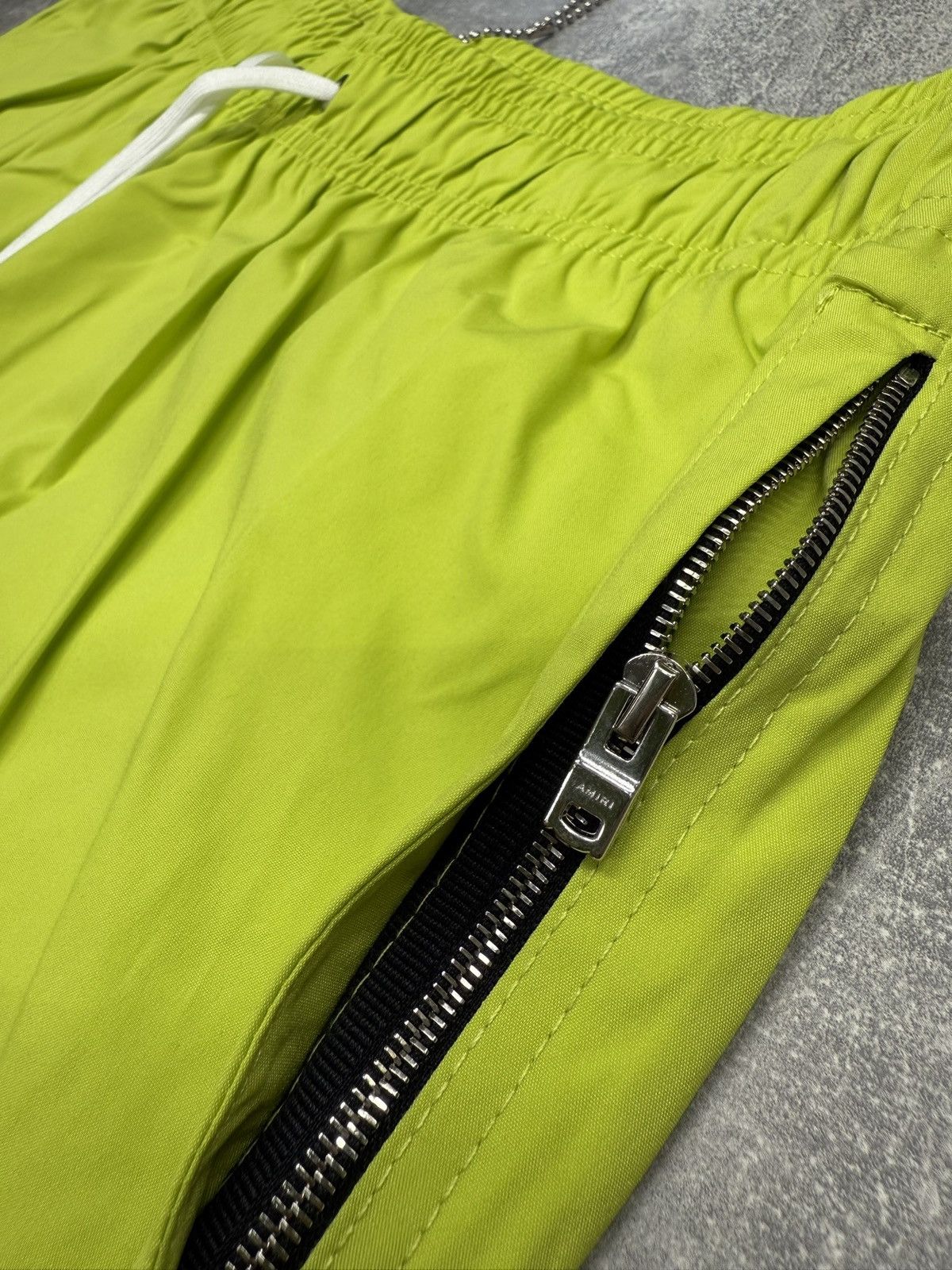 Amiri Amiri MA Bar Logo Swim Shorts Lime. Size L. BNWT. RRP $575 Size US 34 / EU 50 - 3 Thumbnail