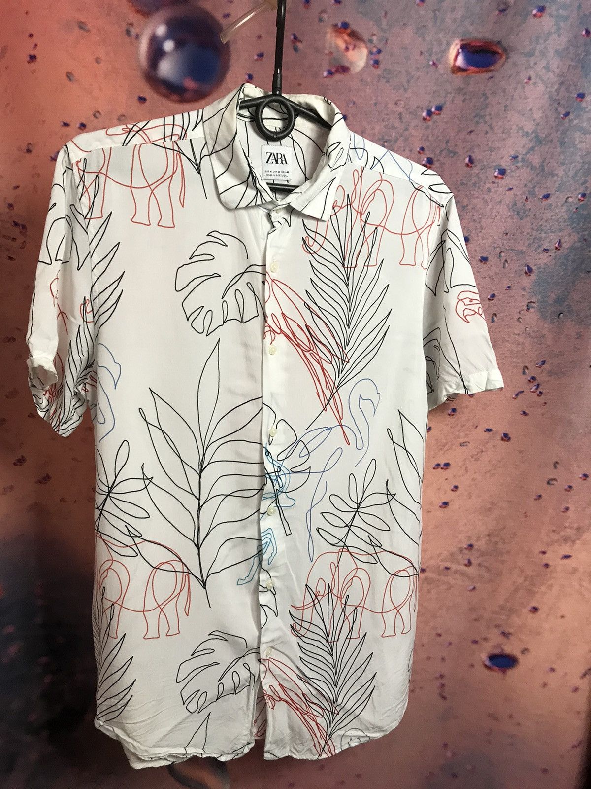Zara Zara crazy Hawaiian art shirt Size US M / EU 48-50 / 2 - 2 Thumbnail
