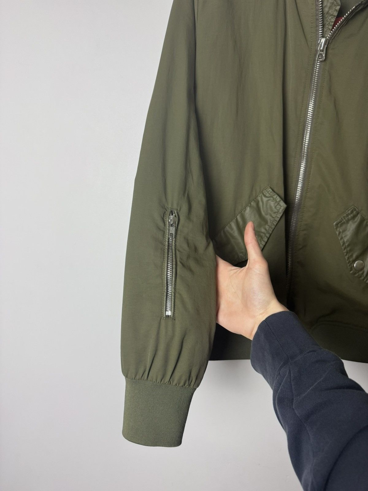 Diesel Diesel Olive Military Bomber Jacket Archive Avant Garde Size US M / EU 48-50 / 2 - 4 Thumbnail