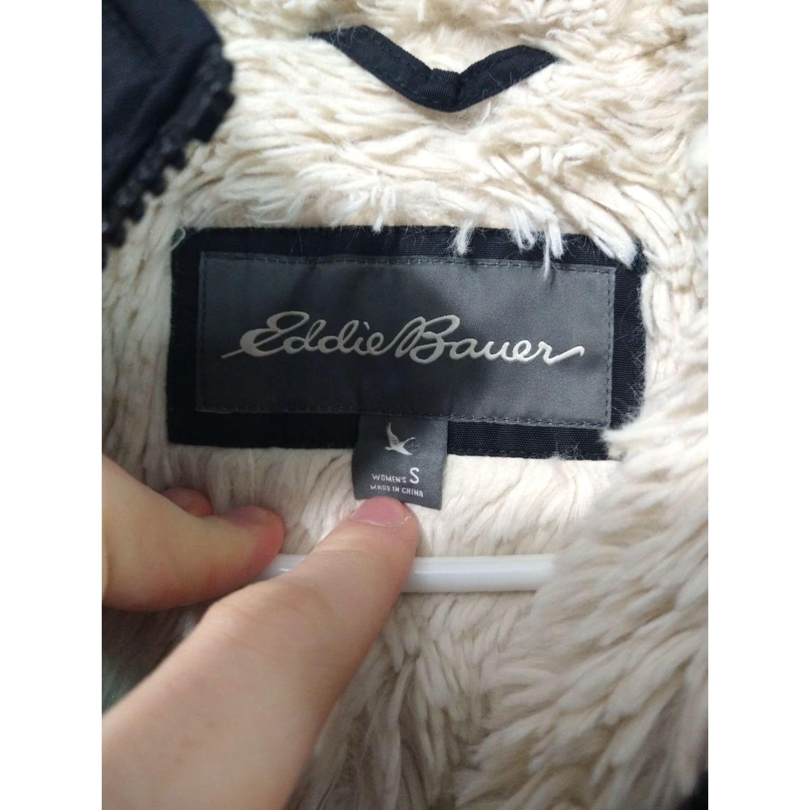 Eddie Bauer Eddie Bauer Jacket Womens Small Black Puffer Down Filled Sherpa Lined Full Zip Jacket Size S / US 4 / IT 40 - 5 Thumbnail