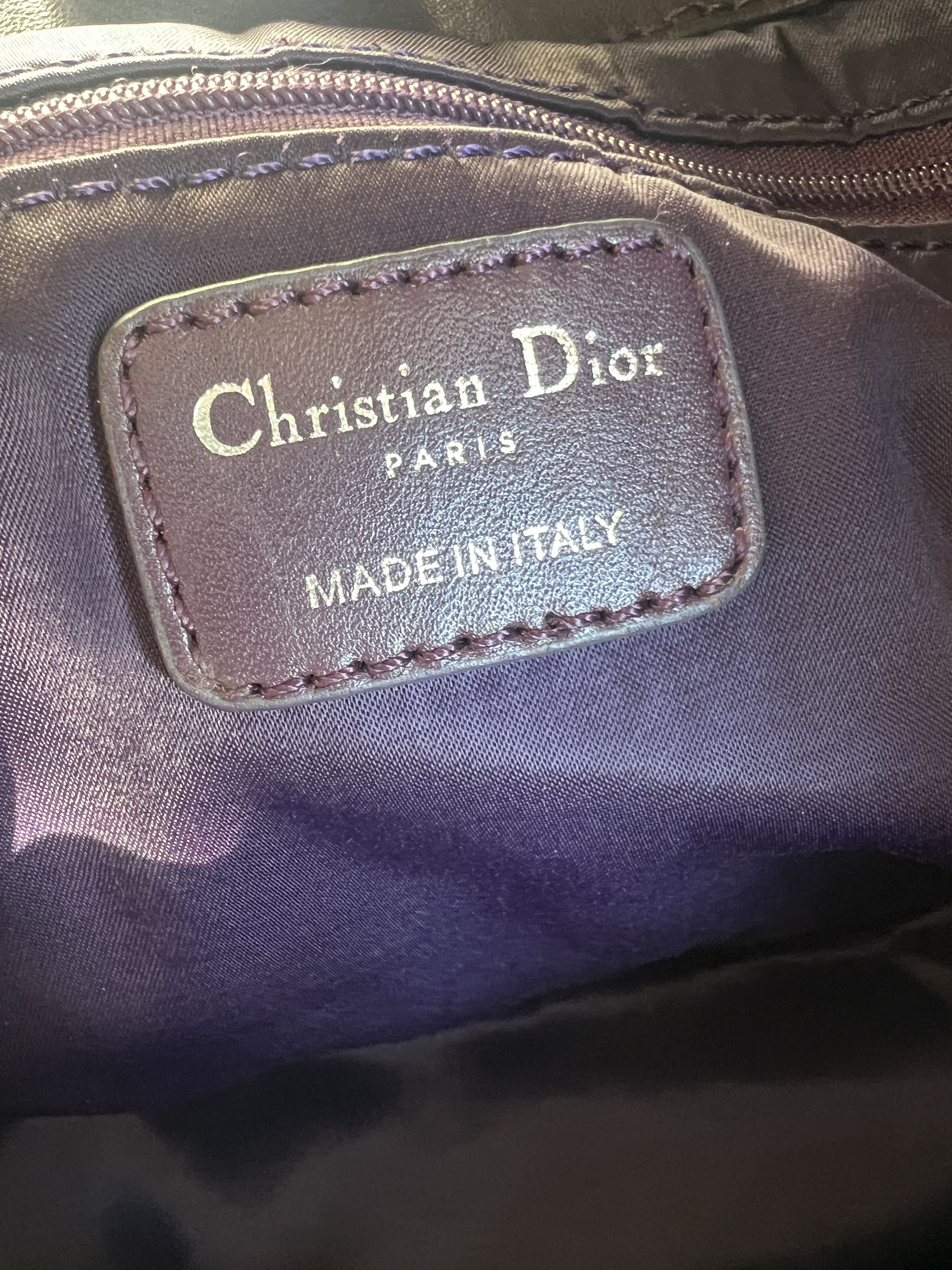 Dior Dior Cannage Quilted Nylon Handbag Size ONE SIZE - 16 Thumbnail