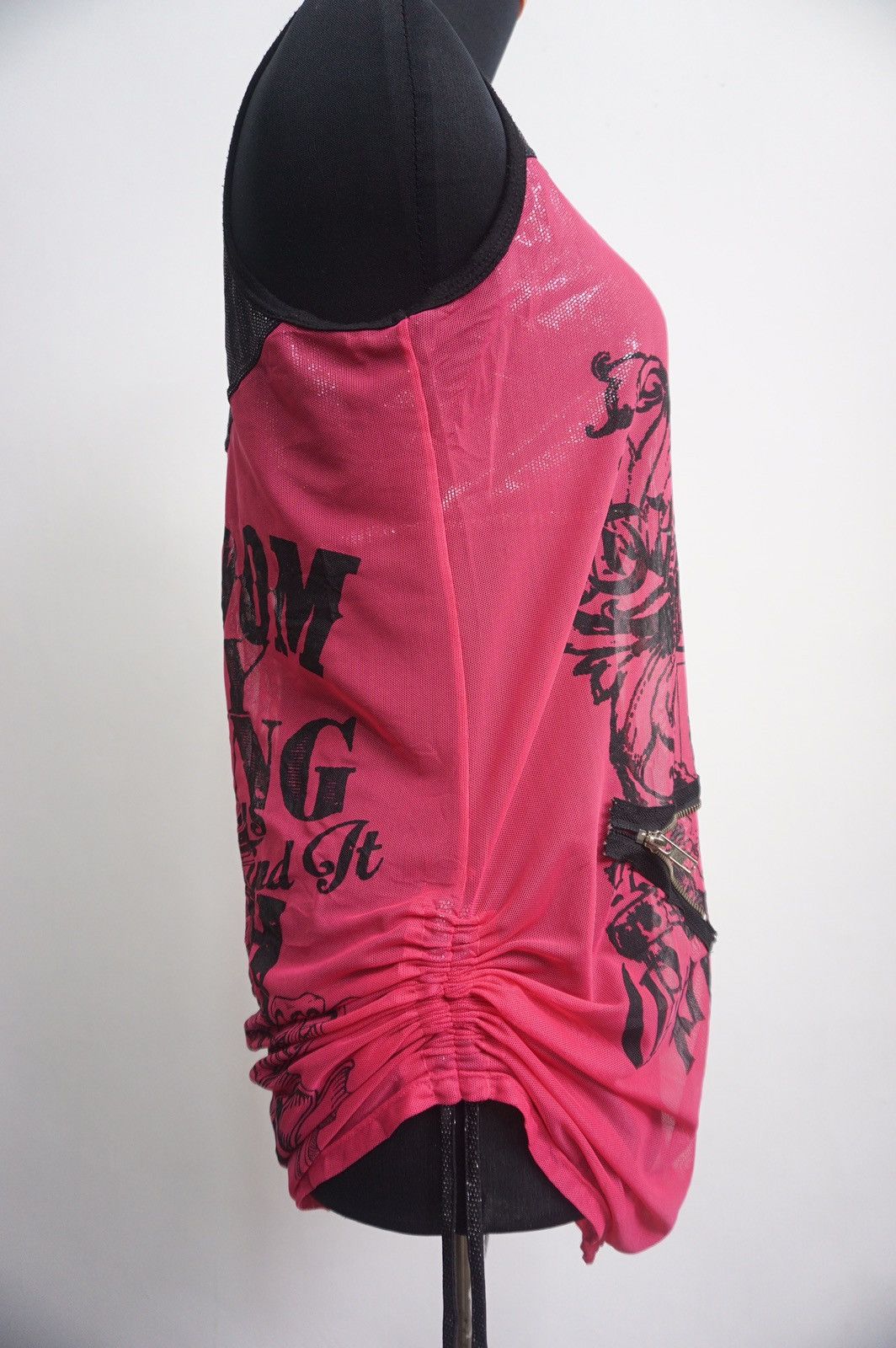 If Six Was Nine Y2K punk mesh tanktop Size S / US 4 / IT 40 - 7 Thumbnail