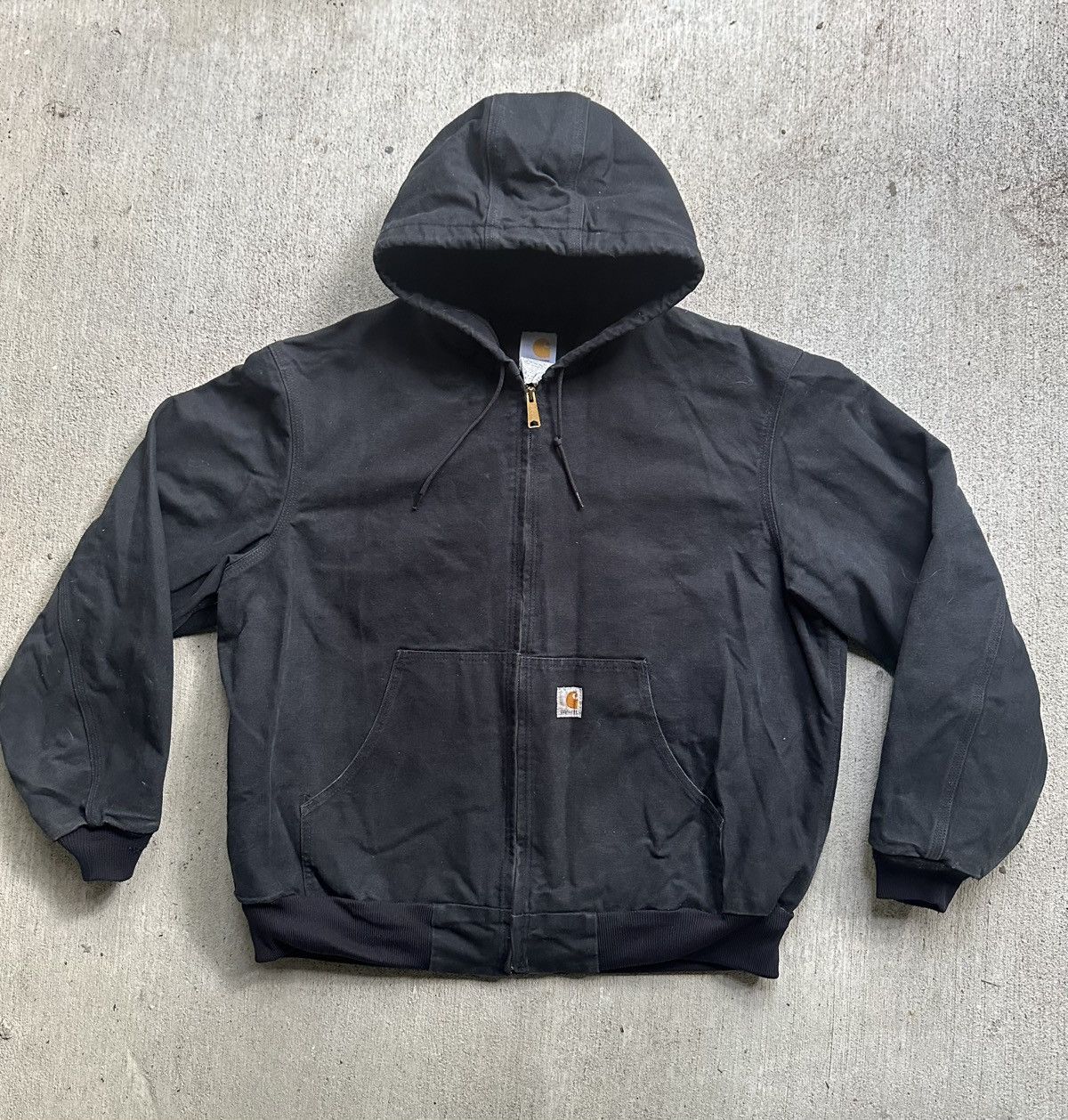 Carhartt 2010 Carhartt J131 Active Zip Hoodie Size US XL / EU 56 / 4 - 1 Thumbnail