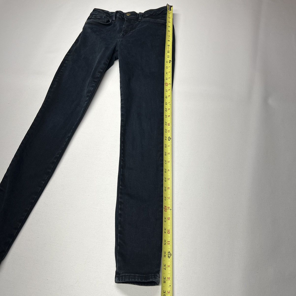 Frame Frame Jeans Black Le One Skinny Denim Stretch Larsen Dark Size 24" / US 00 / IT 34 - 15 Thumbnail