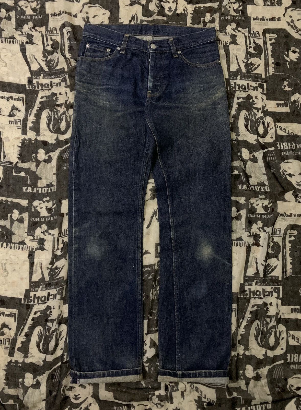 Helmut Lang 💥Avant Garde Vintage 90s Helmut Lang Classic Denim Size US 30 / EU 46 - 1 Thumbnail
