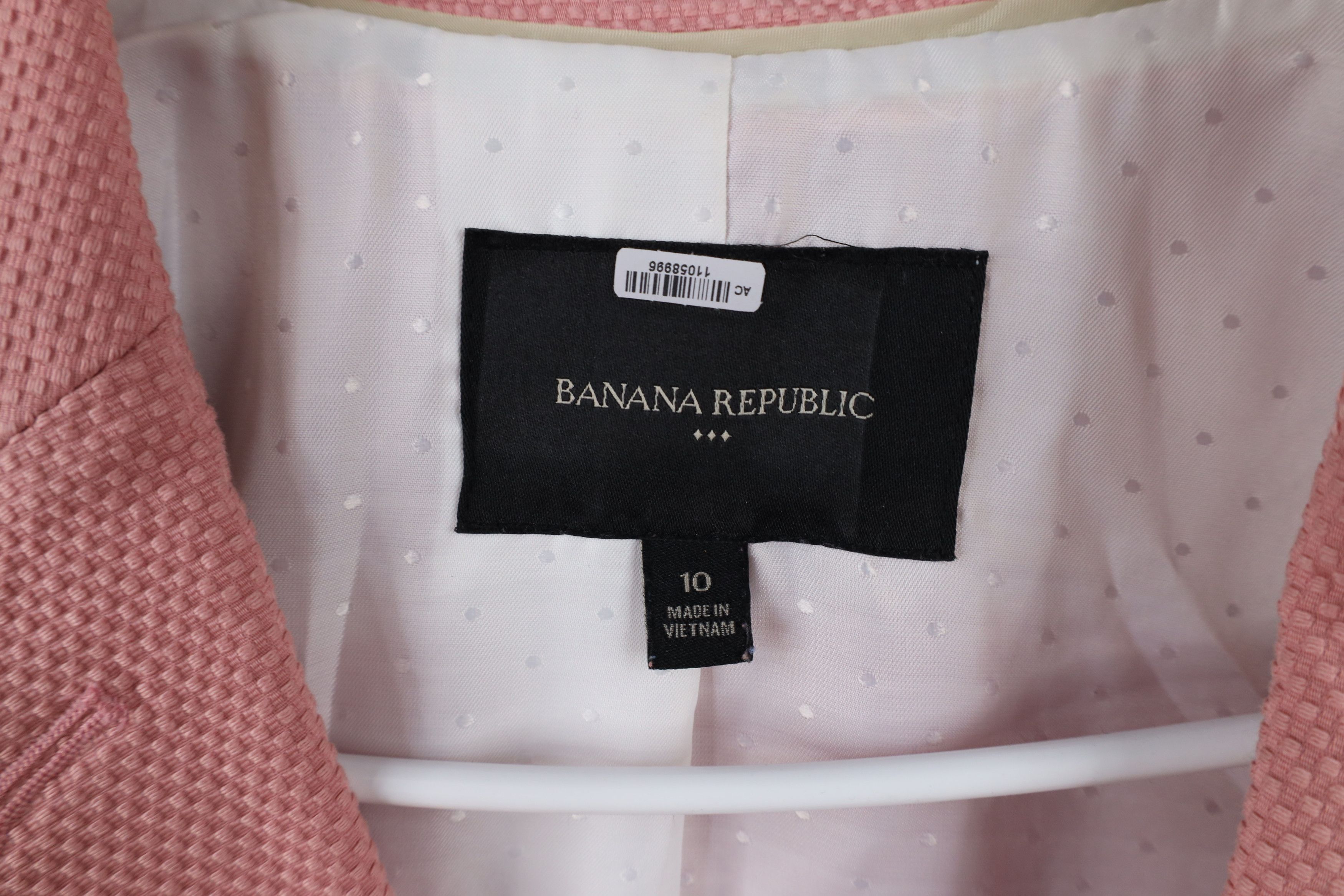 Banana Republic × Vintage Banana Republic Academy Blazer Jacket Suit Coat Pink Size L / US 10 / IT 46 - 8 Thumbnail
