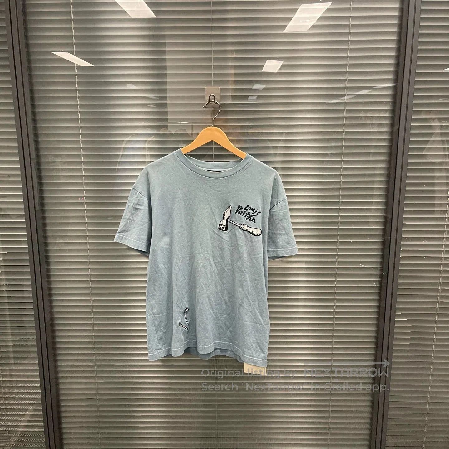 Louis Vuitton Blue Graphic Short-Sleeve T-Shirt. Size US S / EU 44-46 / 1 - 1 Thumbnail