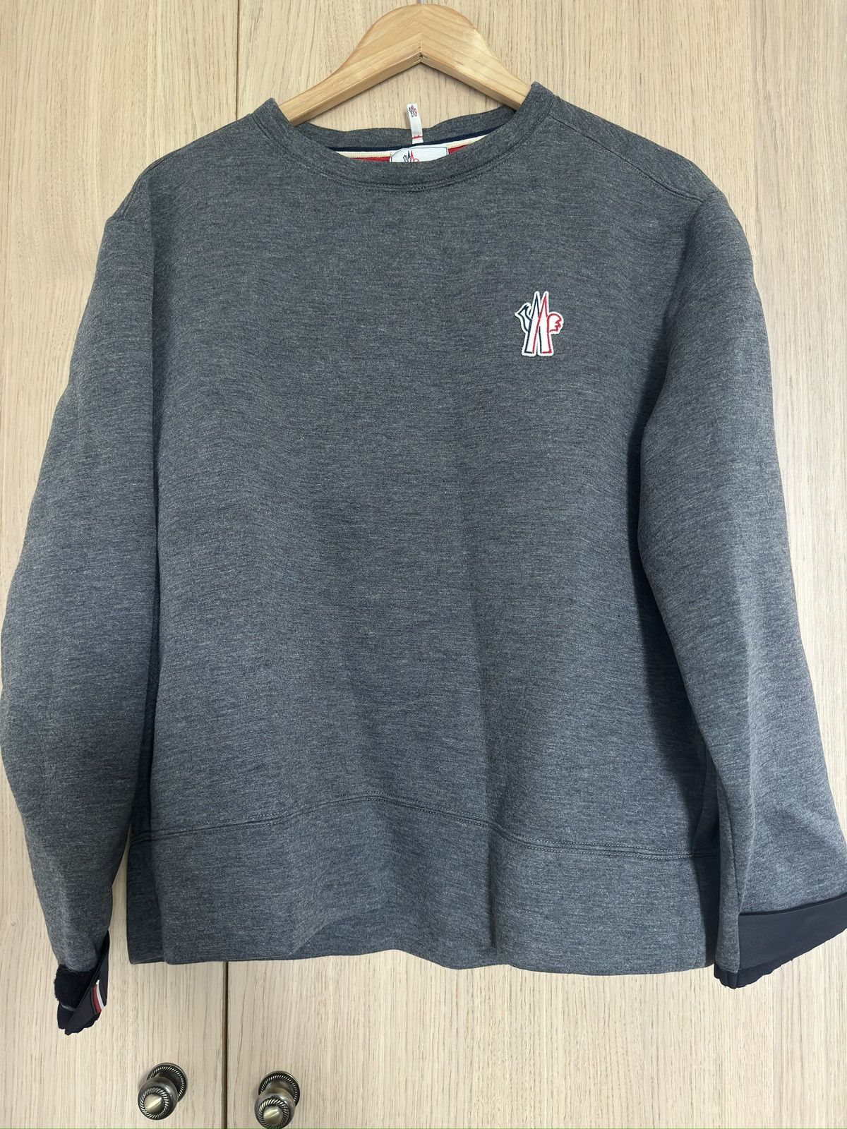 image of Moncler Grenoble Sweatshirt in Grey, Men's (Size XL)