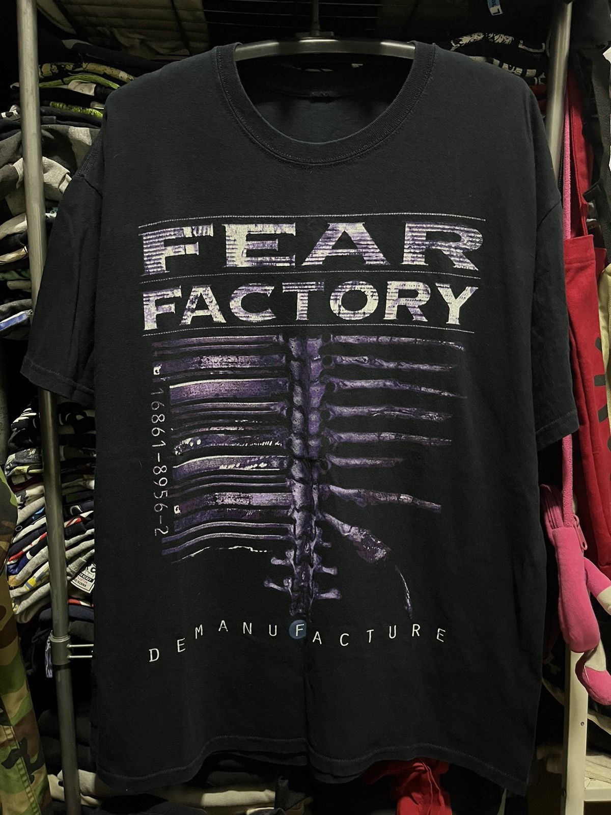 Band Tees Fear Factory Demanufacture Industrial Metal Band Tee 00s Size US XL / EU 56 / 4 - 1 Thumbnail