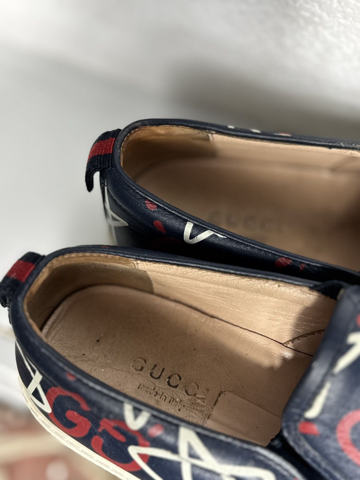 Gucci Gucci Leather Loafers Slip On GG Luxury Vintage Women’s Size US 6 / IT 36 - 11 Thumbnail