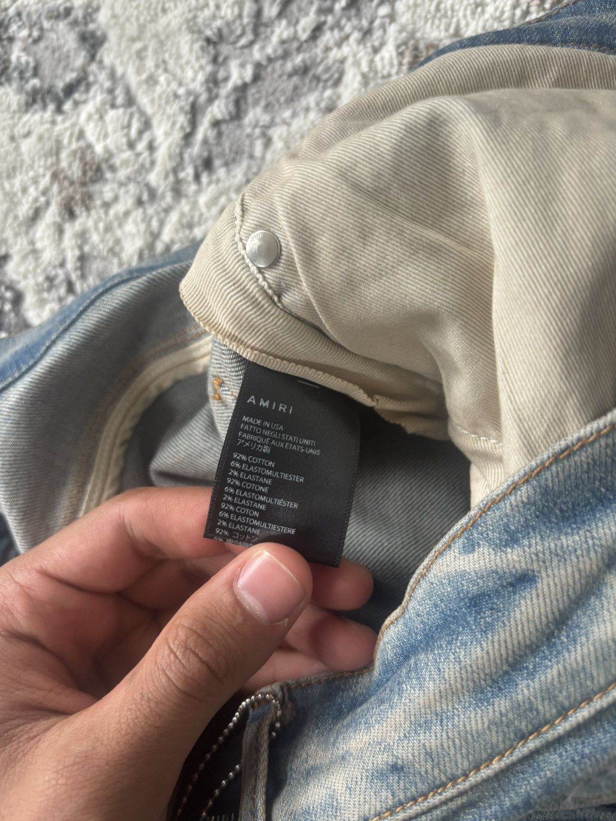 Amiri Amiri MX2 Blue Patch Size US 34 / EU 50 - 6 Thumbnail