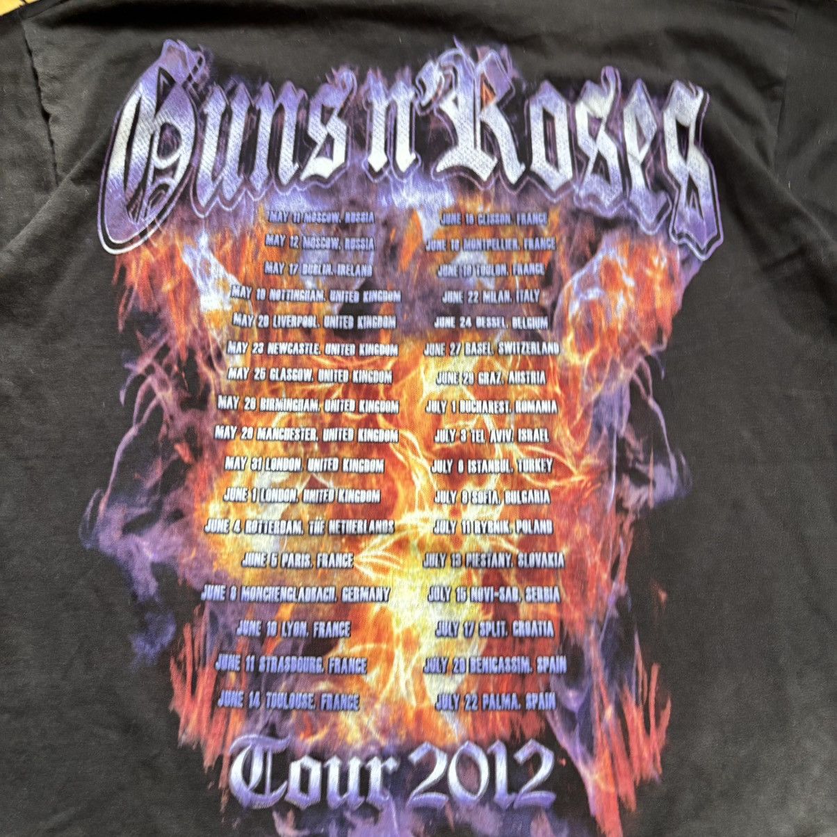 Hysteric Glamour Vintage Guns N Roses 2012 Tour Collectible T-Shirt Punk Y2K Size US M / EU 48-50 / 2 - 6 Thumbnail