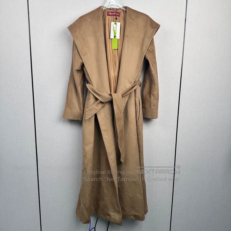 Max Mara Max Mara Bathrobe Style Camel Coat Size XXS / US 00 / IT 34 - 1 Thumbnail