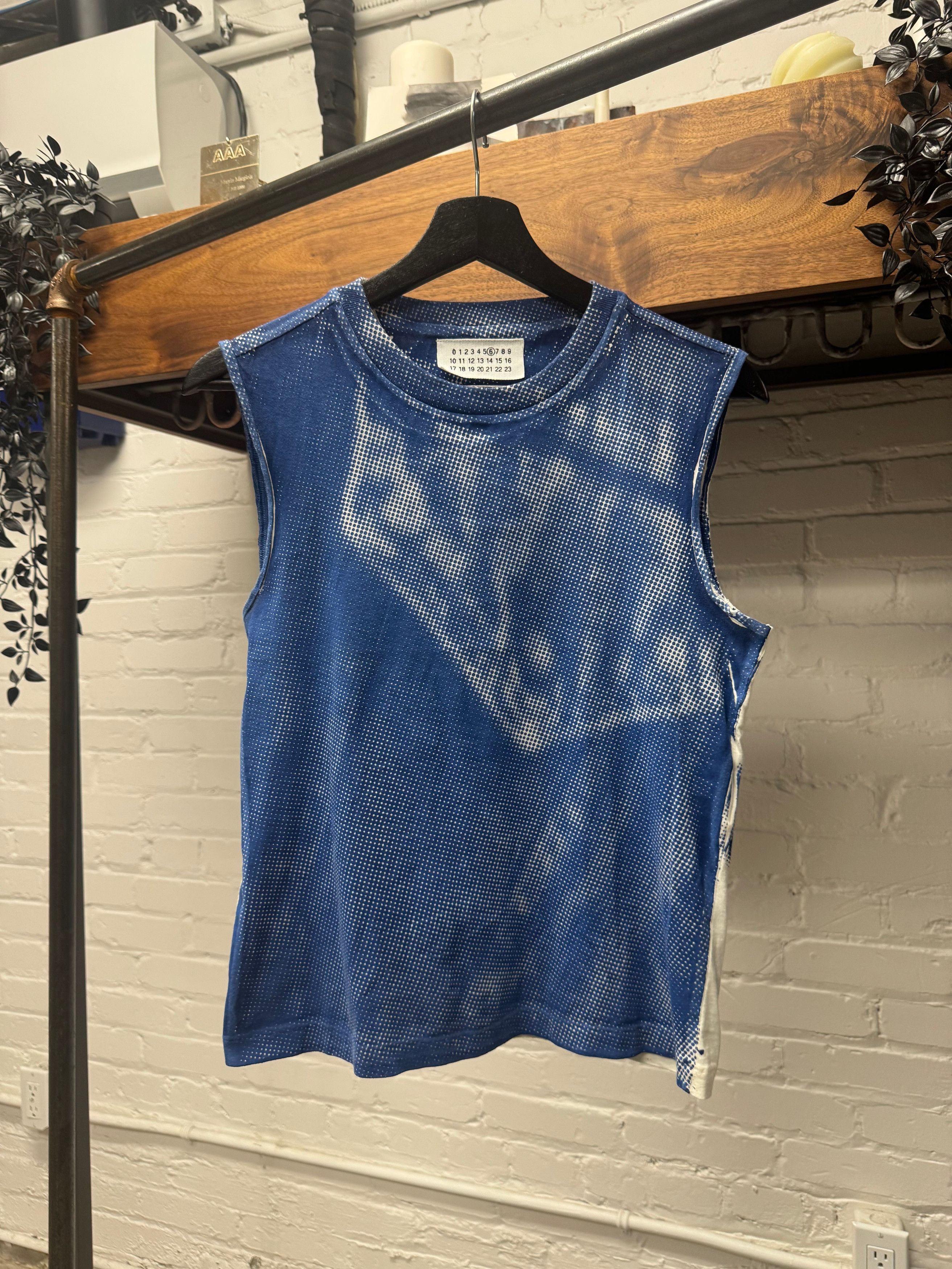 Maison Margiela SS2004 Maison Margiela ‘Pointallism’ Full Print Tank Top Size US M / EU 48-50 / 2 - 1 Thumbnail