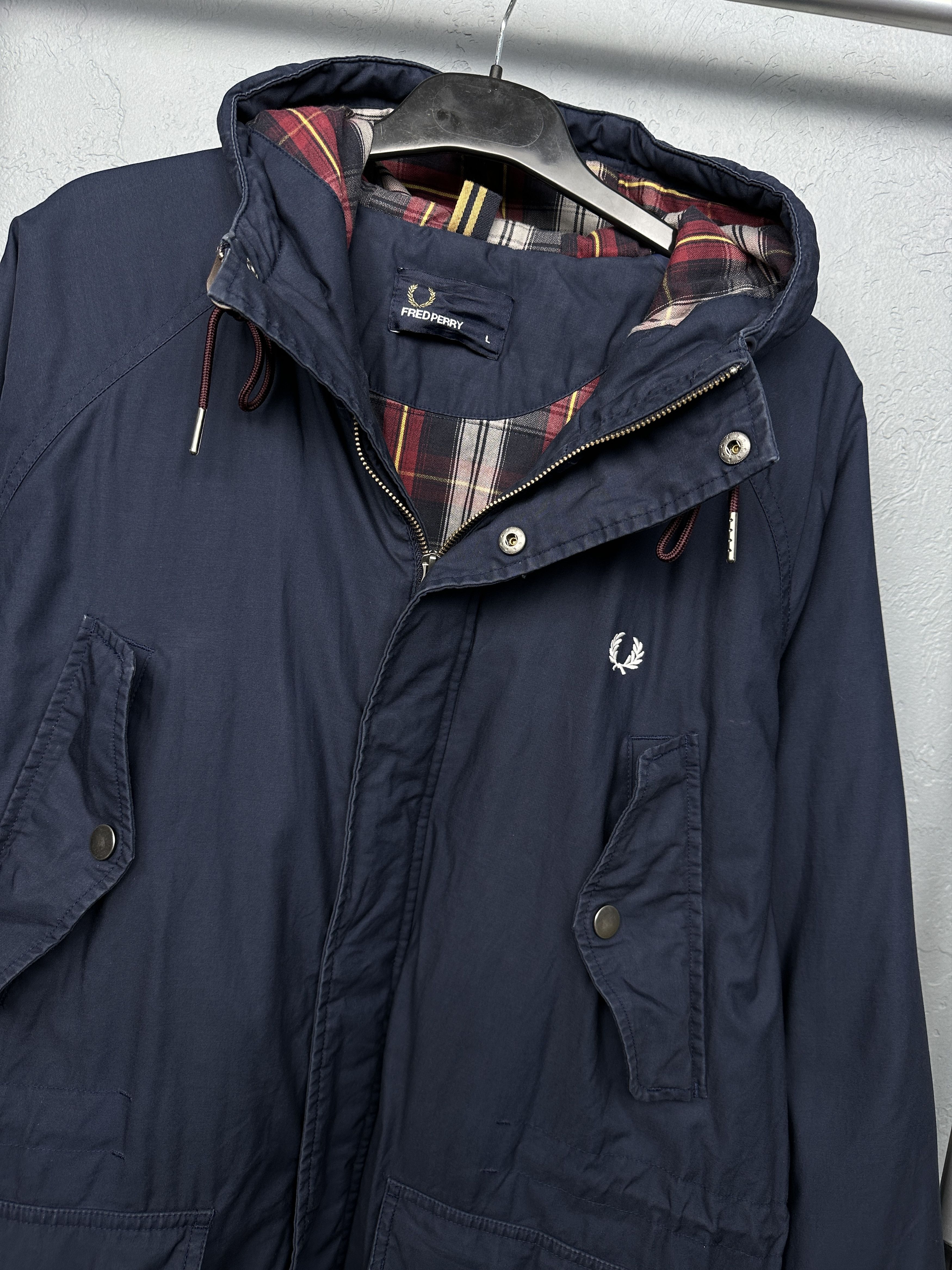 Fred Perry Fred Perry Vintage Mens Parka Jacket Size US L / EU 52-54 / 3 - 2 Thumbnail