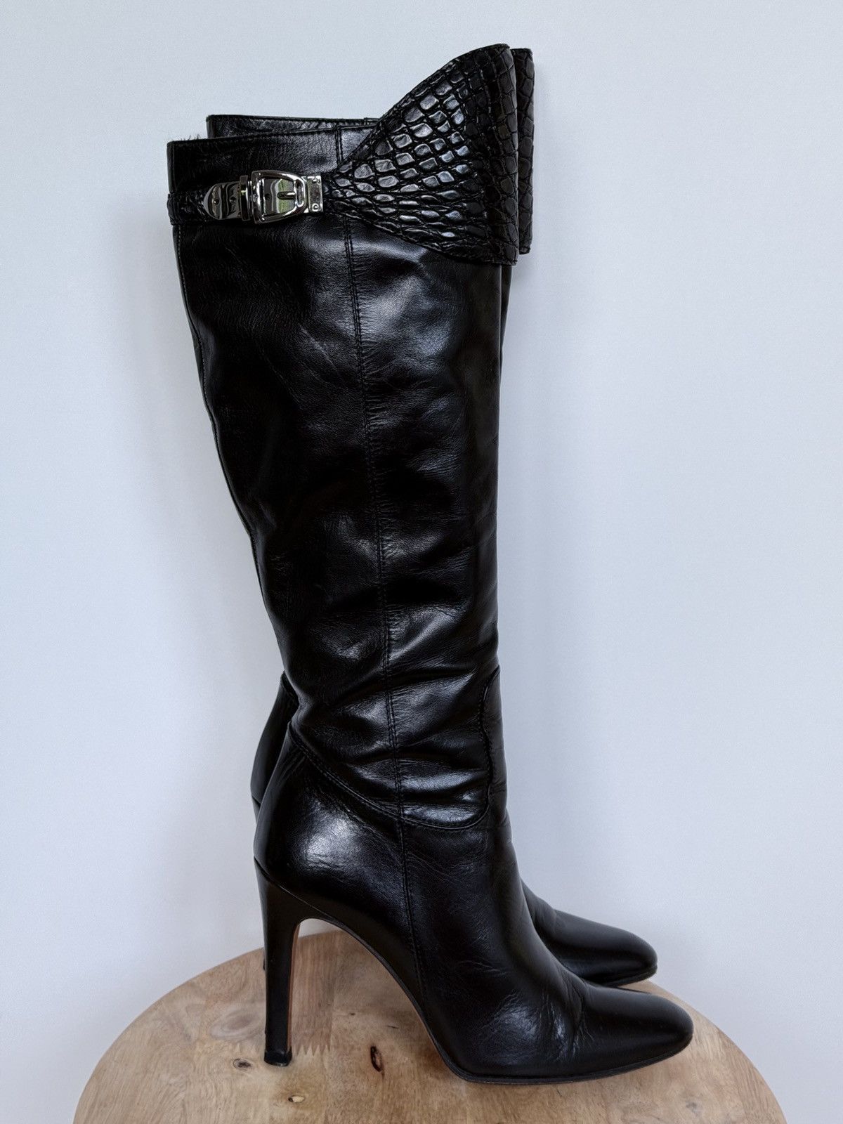 Gucci Gucci Leather riding boots Size US 6 / IT 36 - 3 Thumbnail