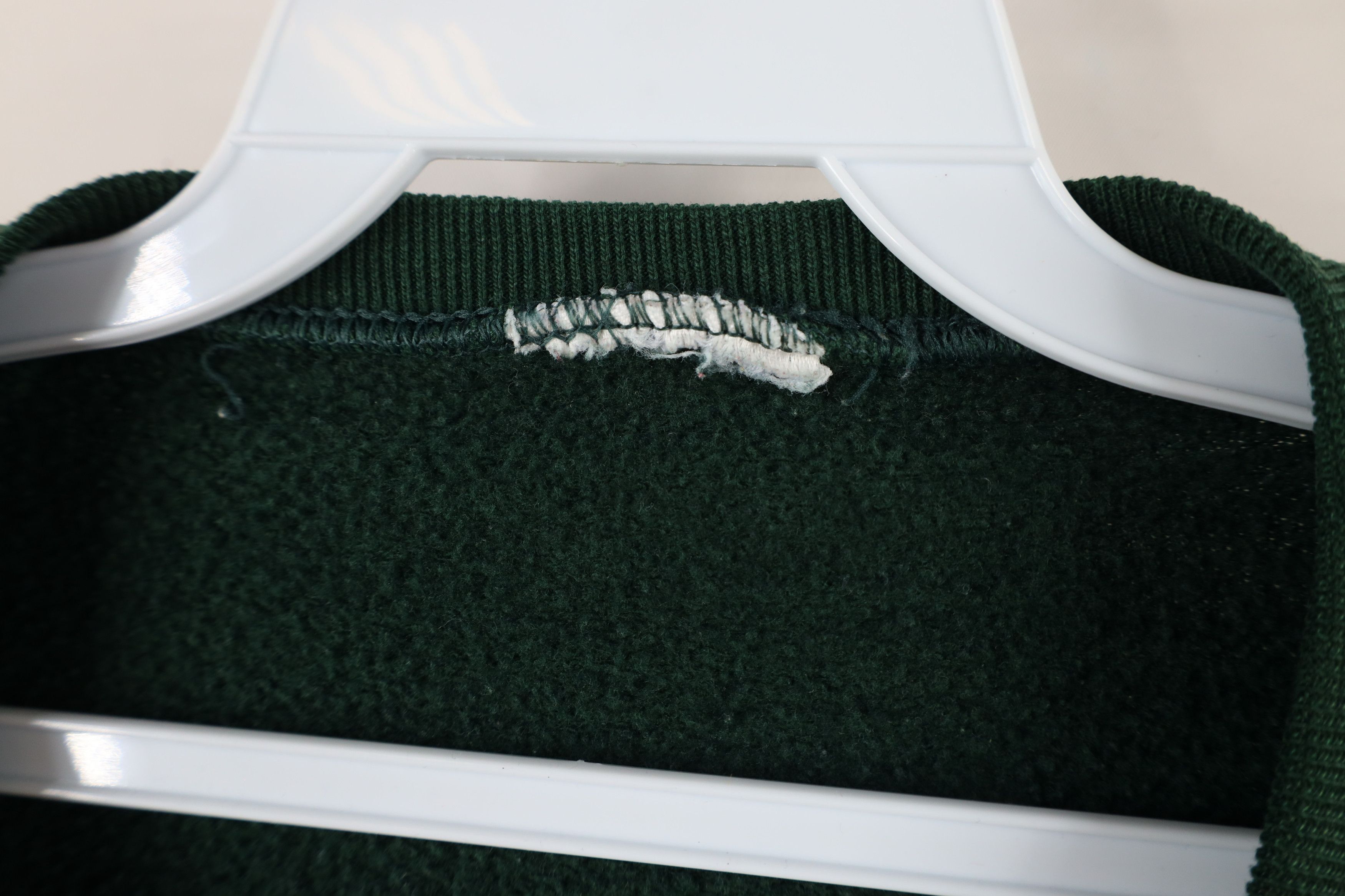 Vintage Vintage 90s Streetwear Boxy Fit Crewneck Sweatshirt Green Size US XL / EU 56 / 4 - 6 Thumbnail