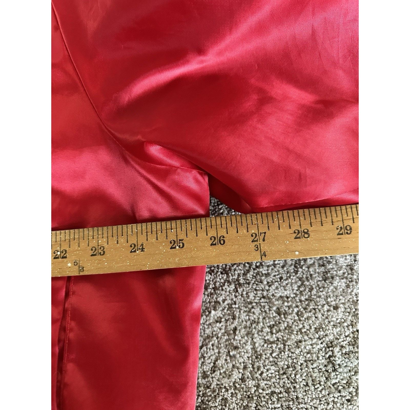 Swingster Vintage Swingster Jacket Mens XL Red Satin Bomber USA Size US XL / EU 56 / 4 - 8 Thumbnail