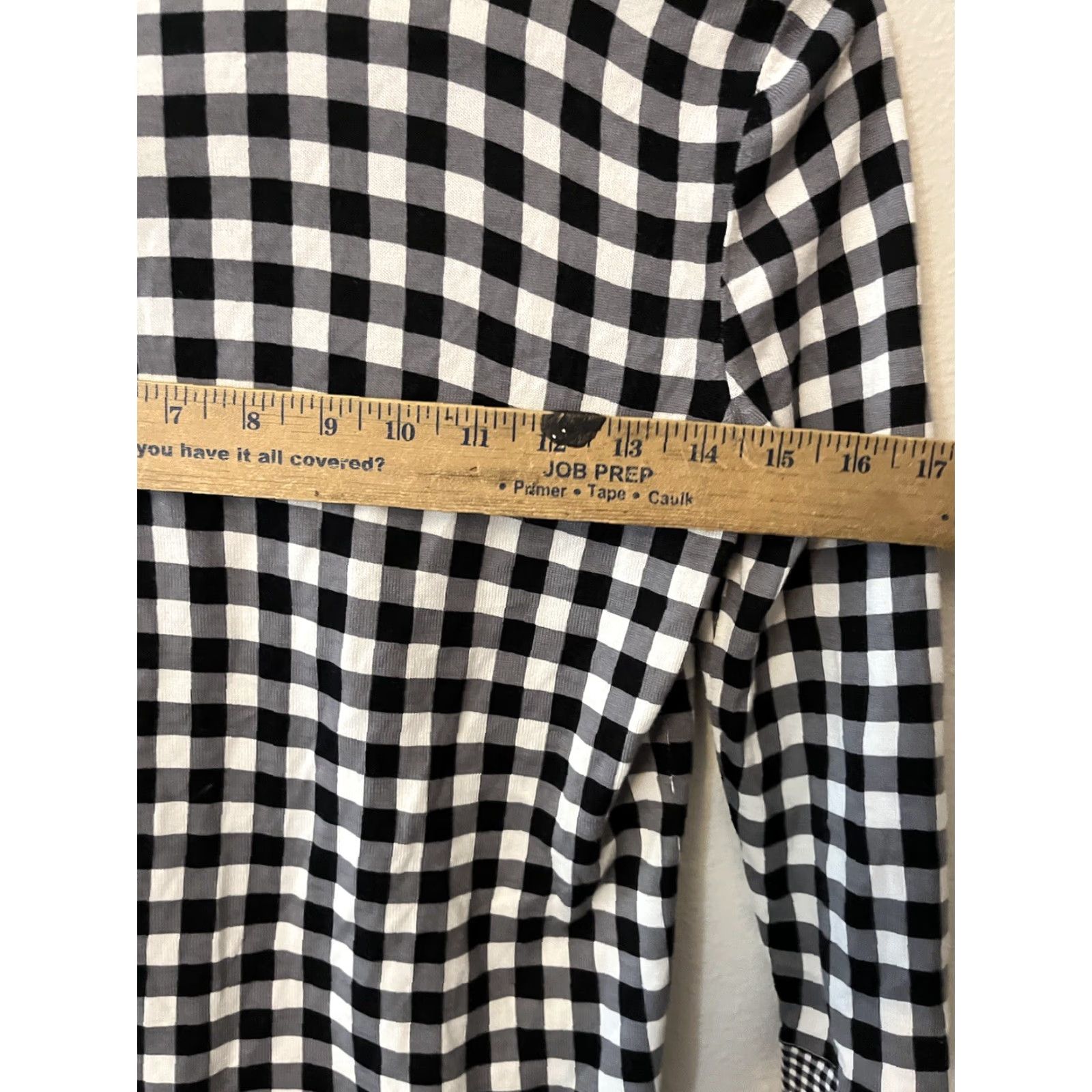 Talbots Talbots Cardigan Sweater Shirt Women PP Petite Black White Plaid Check Knit Cotton Rayon Button Up Winter Fall Spring Vintage No N/A Size XXS / US 00 / IT 34 - 5 Thumbnail