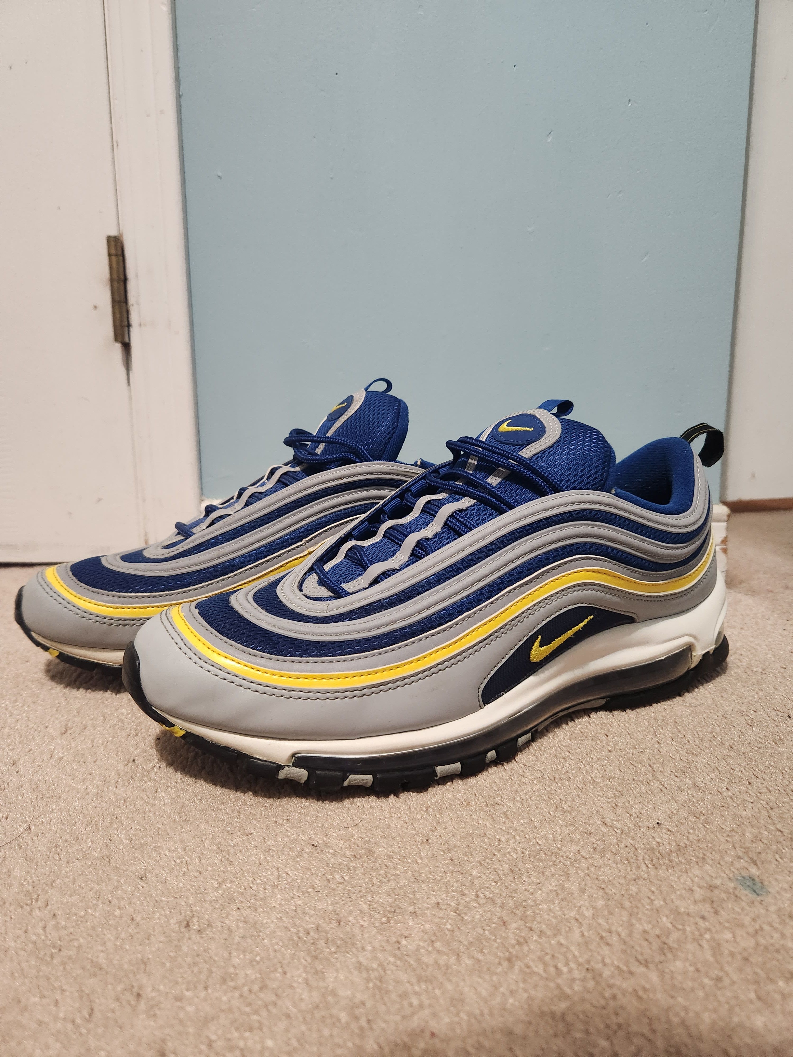 image of Nike Air Max 97 Shoes in Tour Yellow, Men's (Size 11)