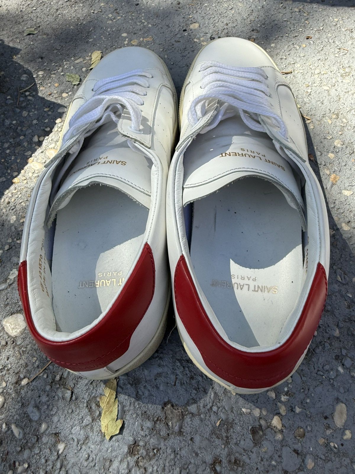 Saint Laurent Paris Saint Laurent Paris Gym Leather Low Top Size US 8 / EU 41 - 2 Thumbnail