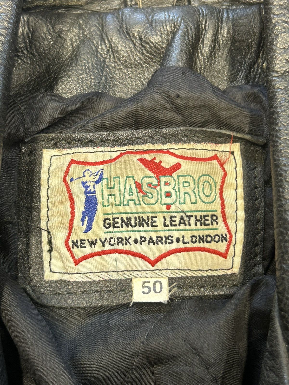 Genuine Leather × Vintage Vintage Hasbro Genuine Leather x Harley Davidson Pin Jacket Size US XL / EU 56 / 4 - 5 Thumbnail