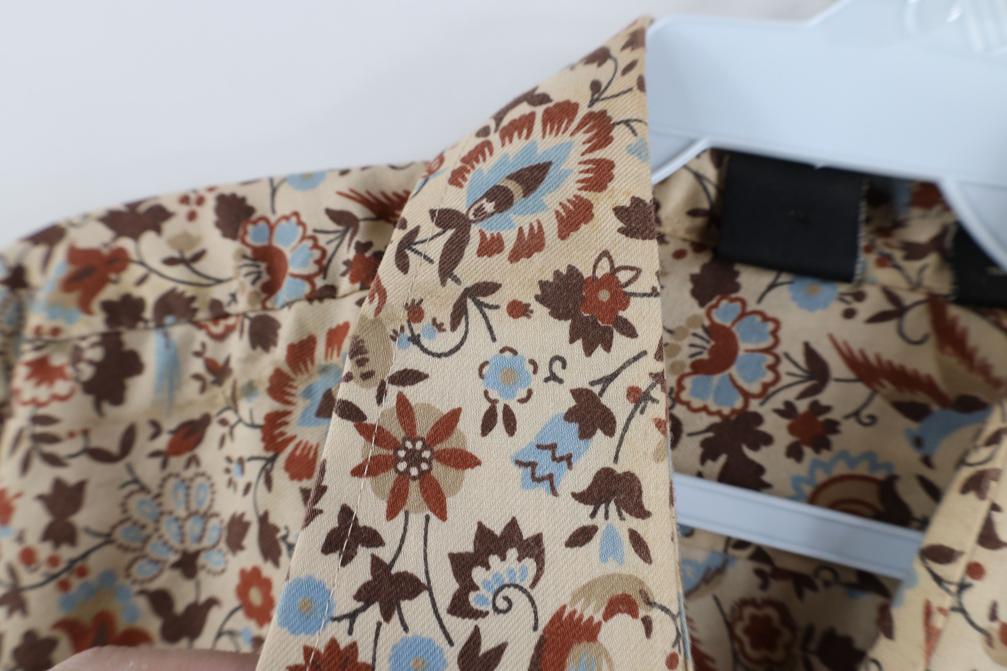 Vintage Vintage 70s Mid Century Modern MCM Tapestry Button Shirt Size US L / EU 52-54 / 3 - 7 Thumbnail