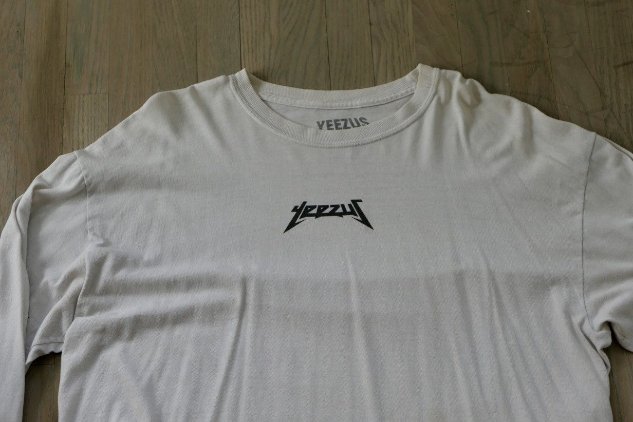 Kanye West Yeezus Tour Merch Long Sleeve Shirt Size US XL / EU 56 / 4 - 3 Thumbnail