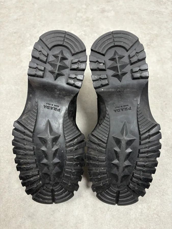 Prada FW1999 Prada Black Chelsea Vibram Leather Boots Size US 7.5 / EU 40-41 - 8 Thumbnail