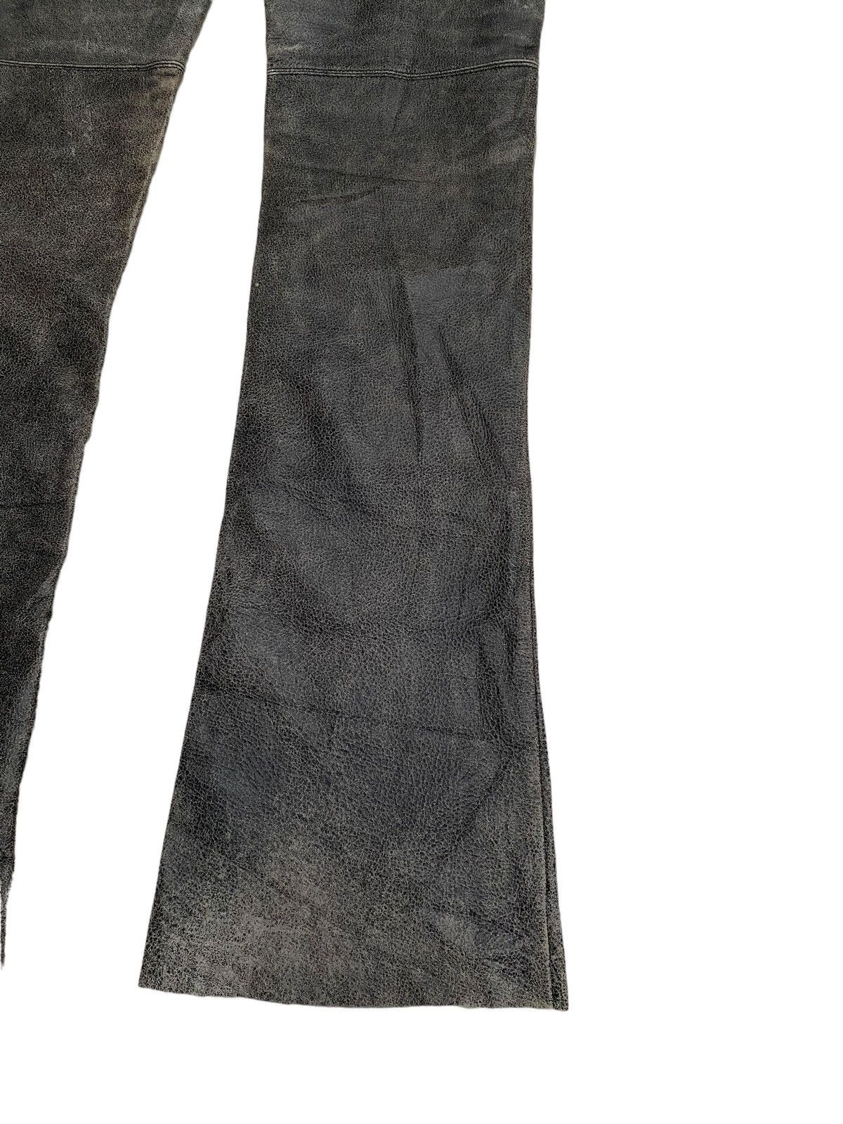 Hysteric Glamour Very Rare Vintage Hysteric Glamour Leather Flare Pants 1990s Size US 29 - 8 Thumbnail