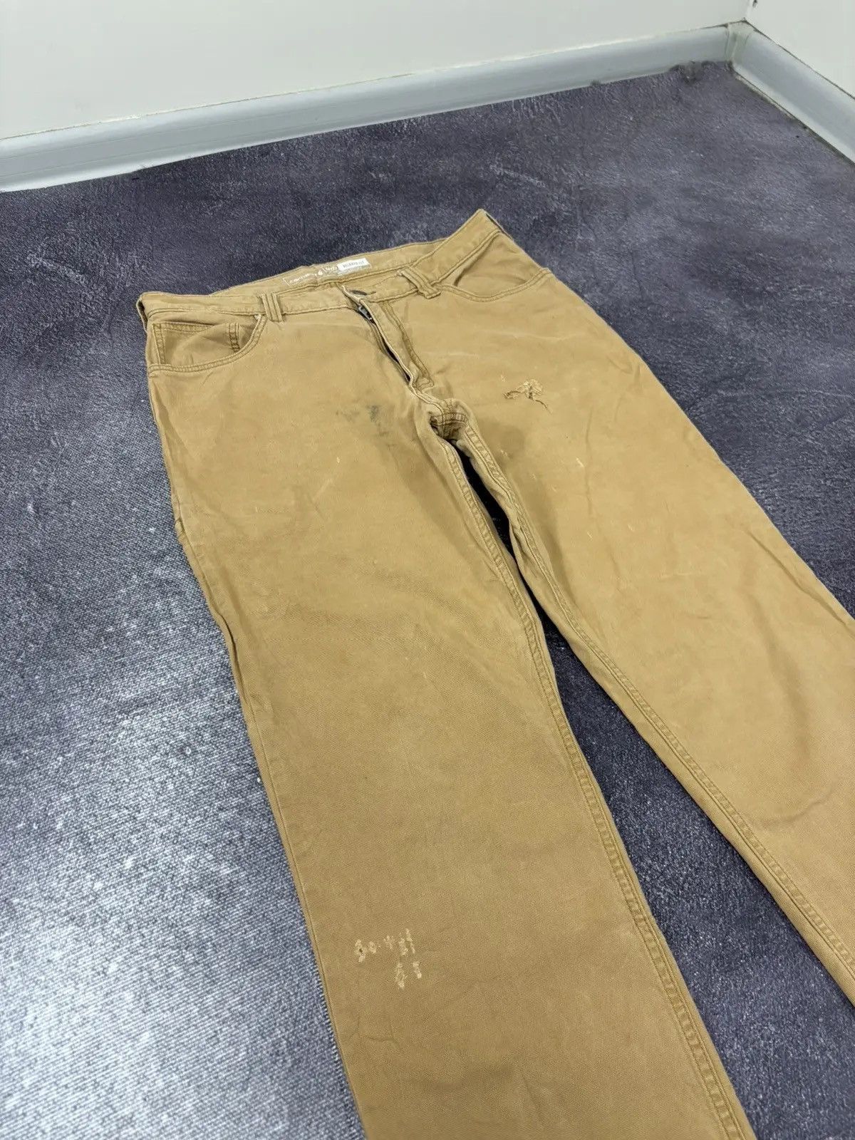 Carhartt × Vintage Vintage Carhartt Y2K Rugged Flex Relaxed Fit Pants Jeans Size US 34 / EU 50 - 9 Thumbnail